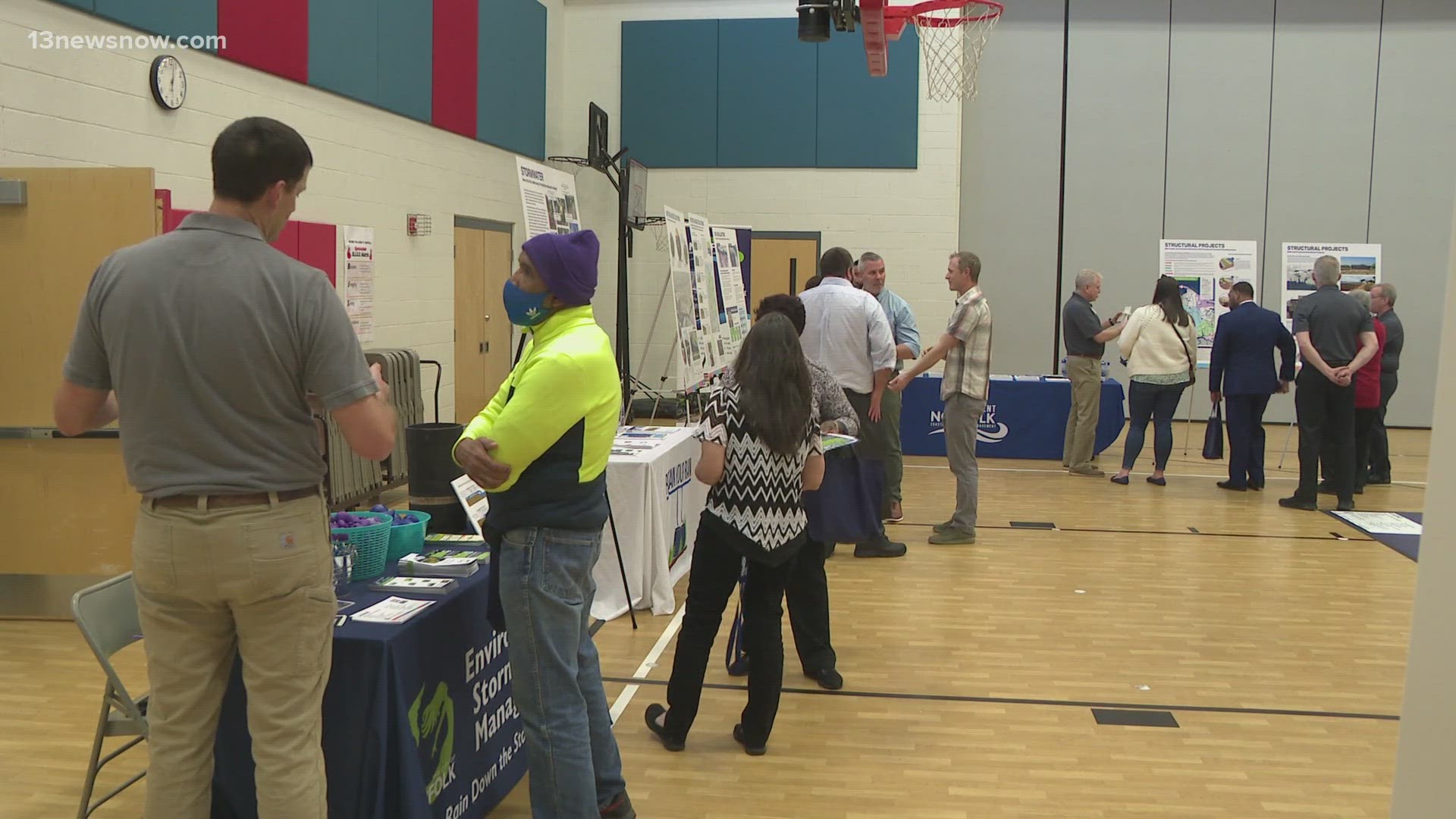 Norfolk city officials hosted an open house on flood prevention and to discuss some big projects.