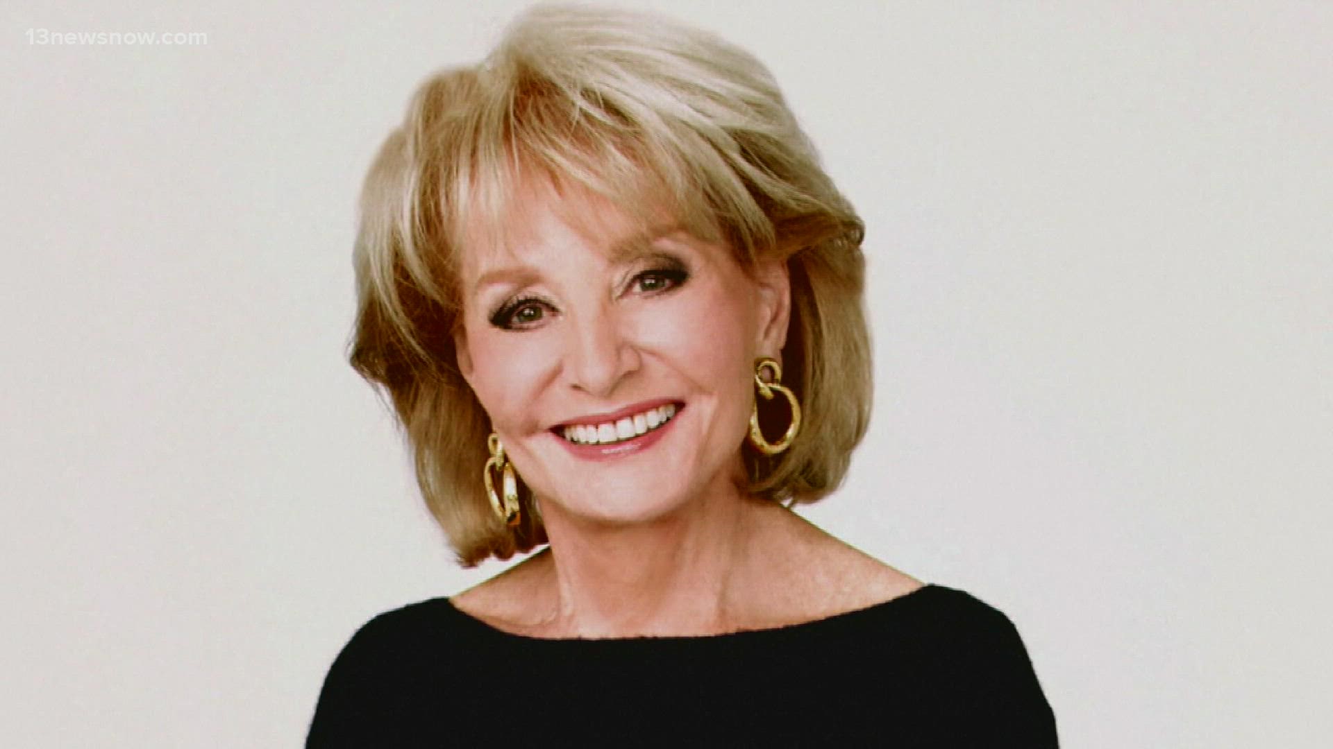 Walters was the first female co-anchor of a network evening news program, launched a beloved daytime talk show and shattered the glass ceiling for women in TV news.