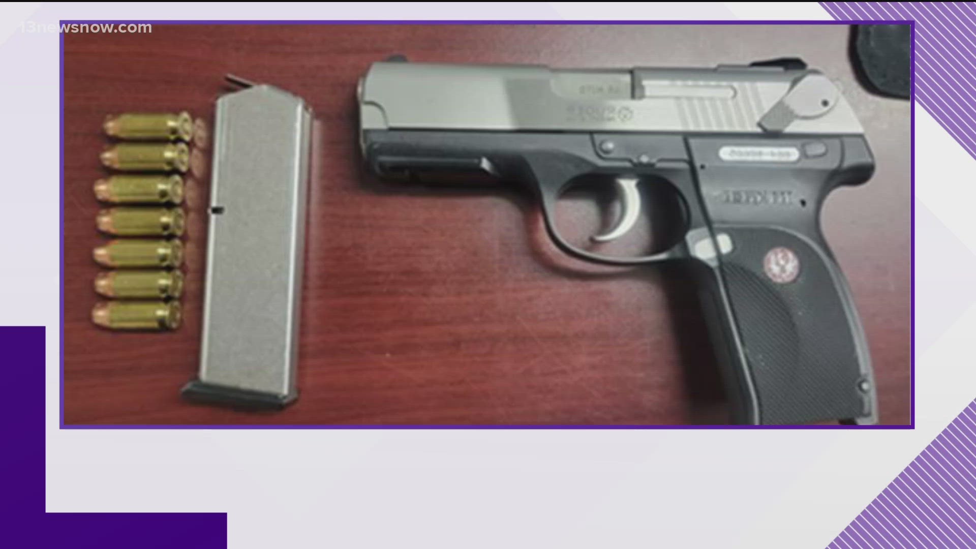 This is the 8th gun seized this year.