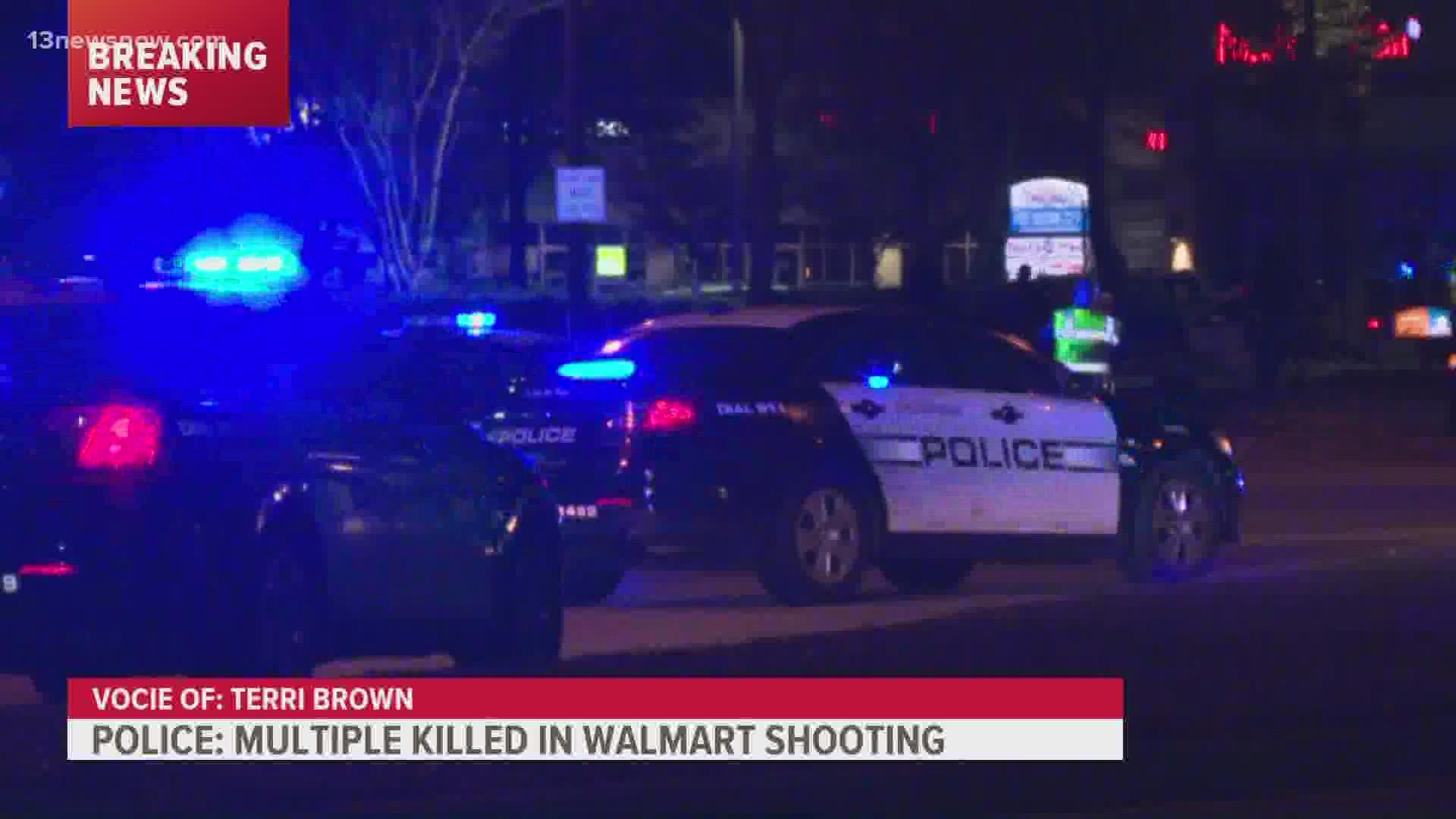 Terri Brown was inside the Walmart shortly before a deadly shooting and describes what happened afterwards.