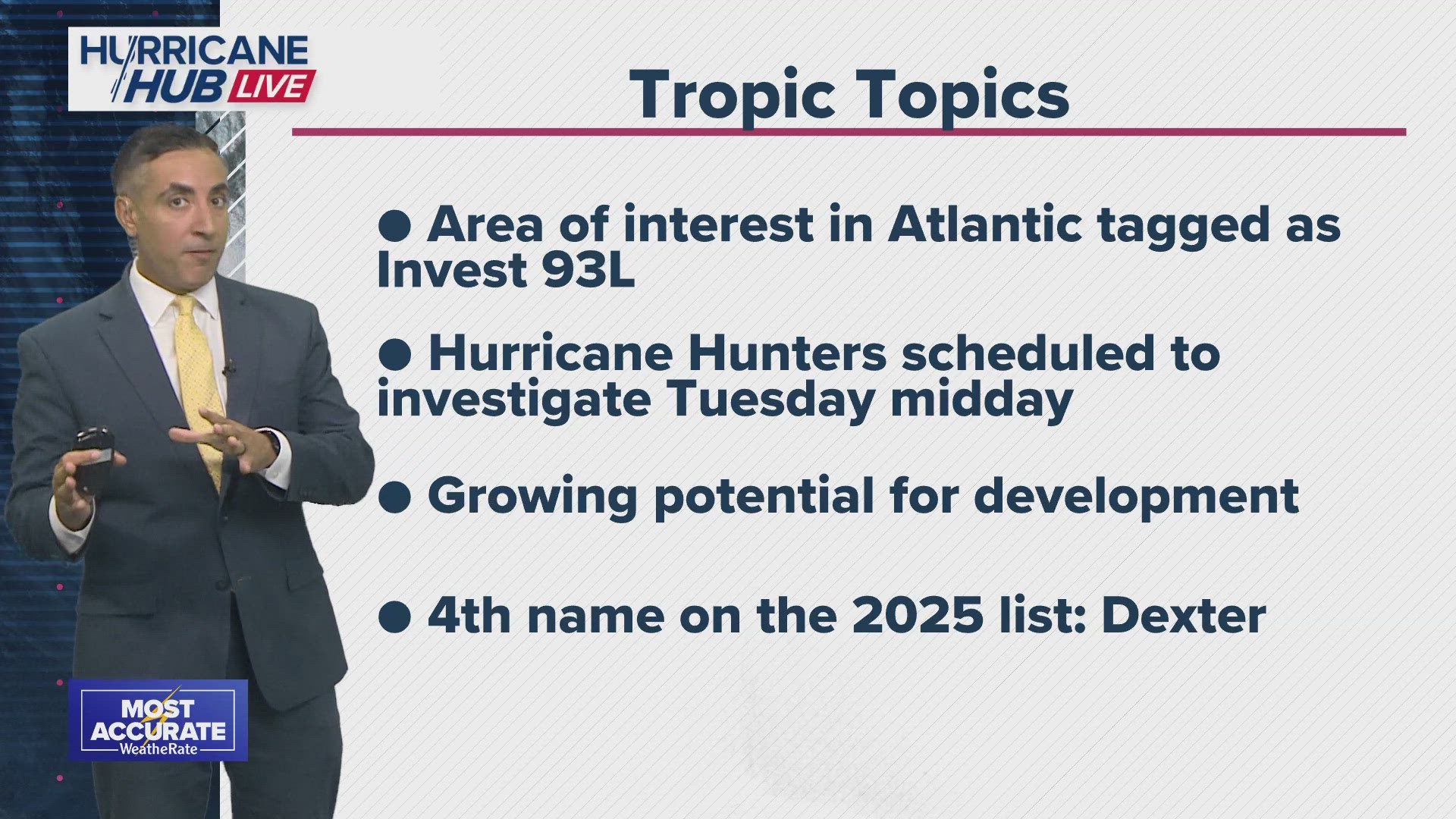 Could Tropical Storm Dexter form in the Gulf? Chief Meteorologist Tim Pandajis is taking a look at the latest models.