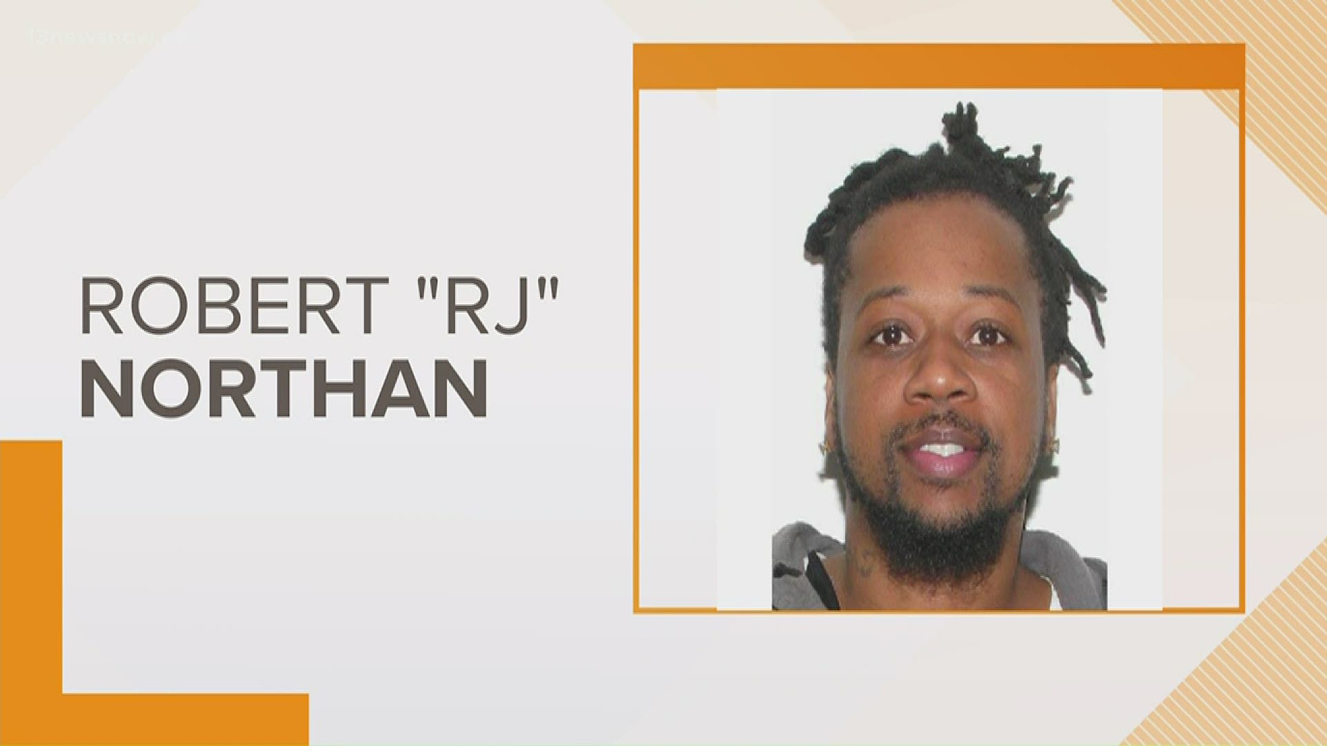 The Department of Justice said Northan, 34, may be hiding out in the Eastern Shore of Virginia or Maryland. He is wanted for attempted murder.