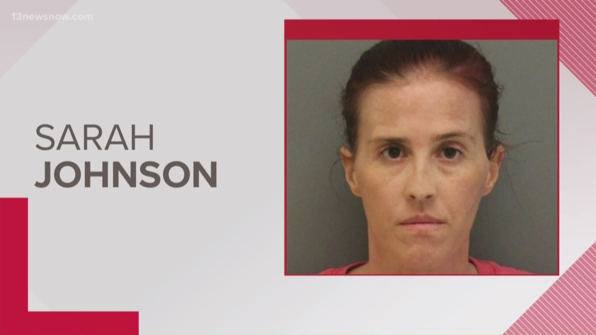 Newport News police arrested a woman who is accused of sexually assaulting a child. Sarah Johnson is charged with abduction, indecent liberties with a child, sodomy, and more.