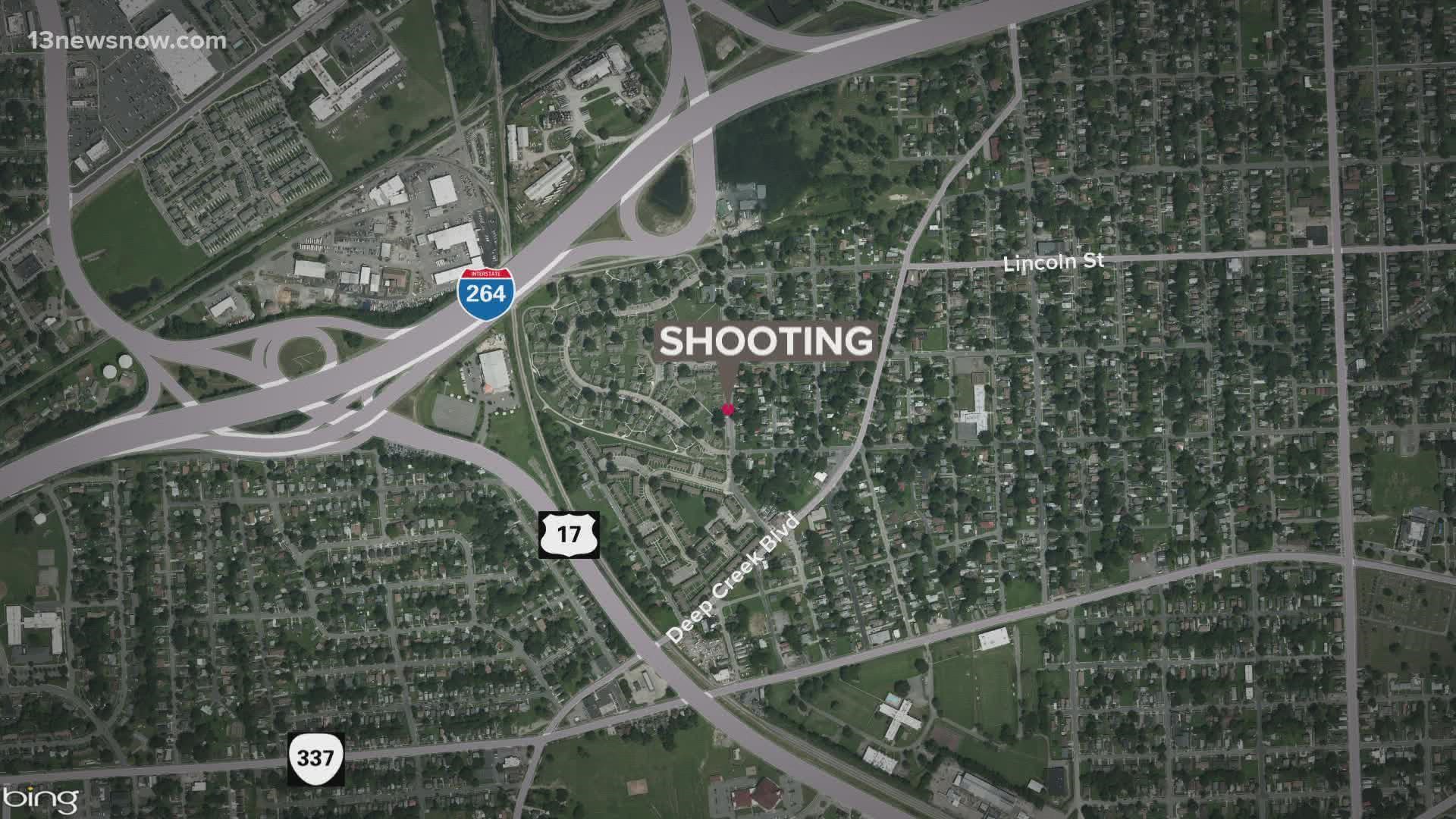 A woman was admitted to a local hospital with a serious gunshot wound Saturday around 6:27 p.m., said Portsmouth Police.