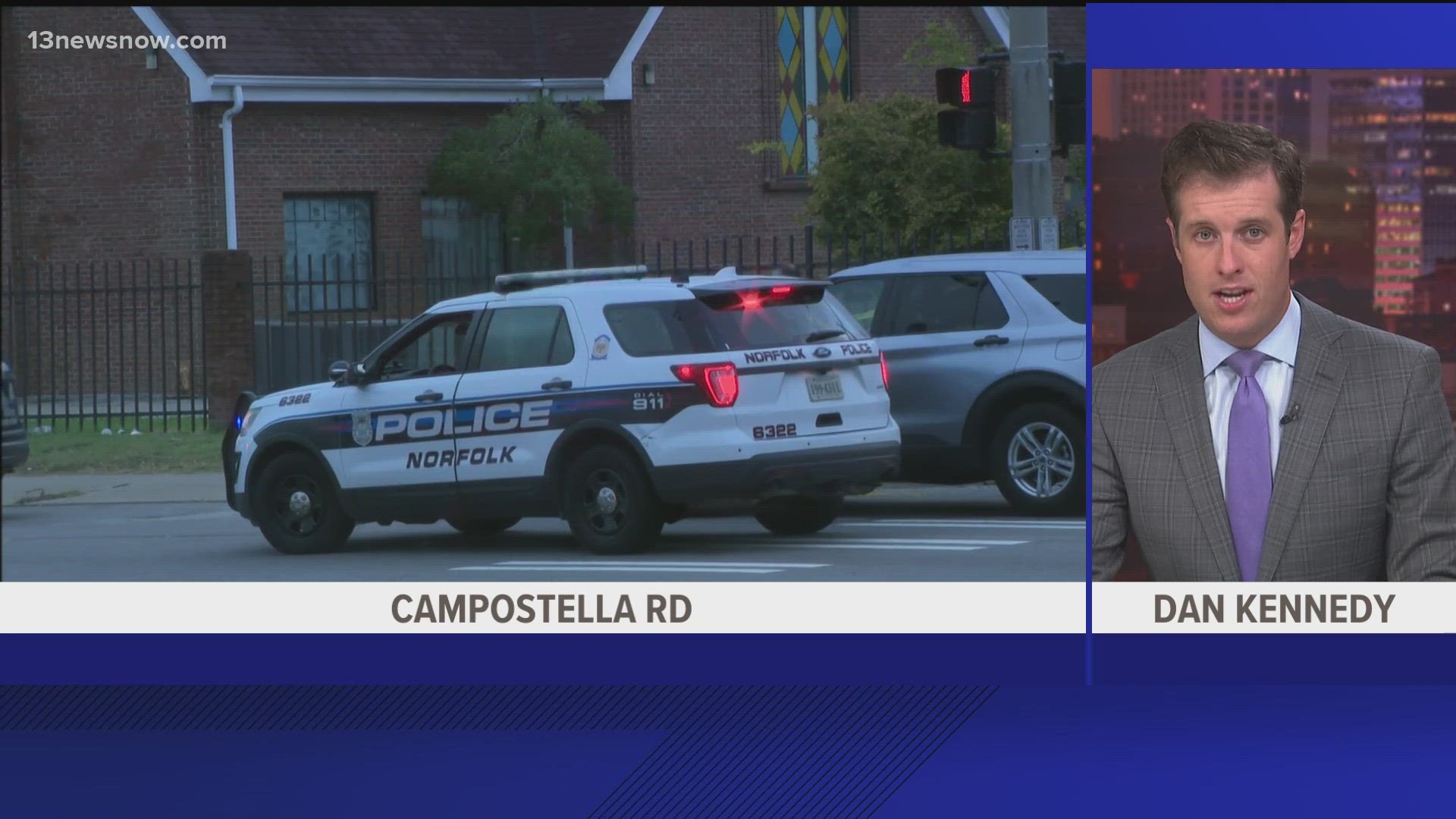 The shooting happened in the 300 block of Campostella Road.