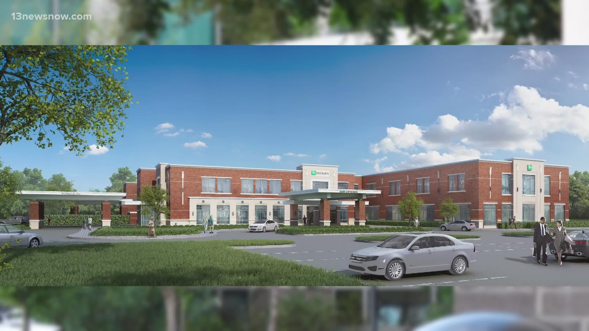 Riverside Health System is working to build a hospital in Isle of Wight County. Its closest medical facility is in Newport News.