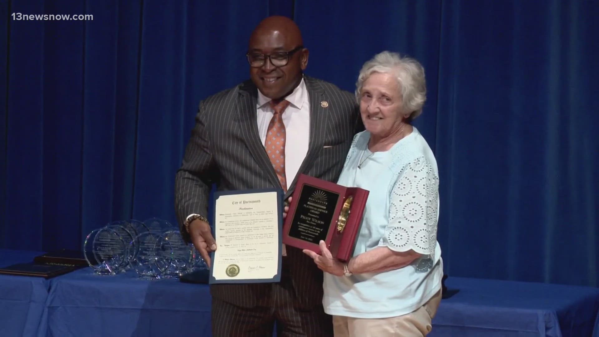 On Wednesday night, the City of Portsmouth held a ceremony to thank a handful of drivers with decades of experience for their service.