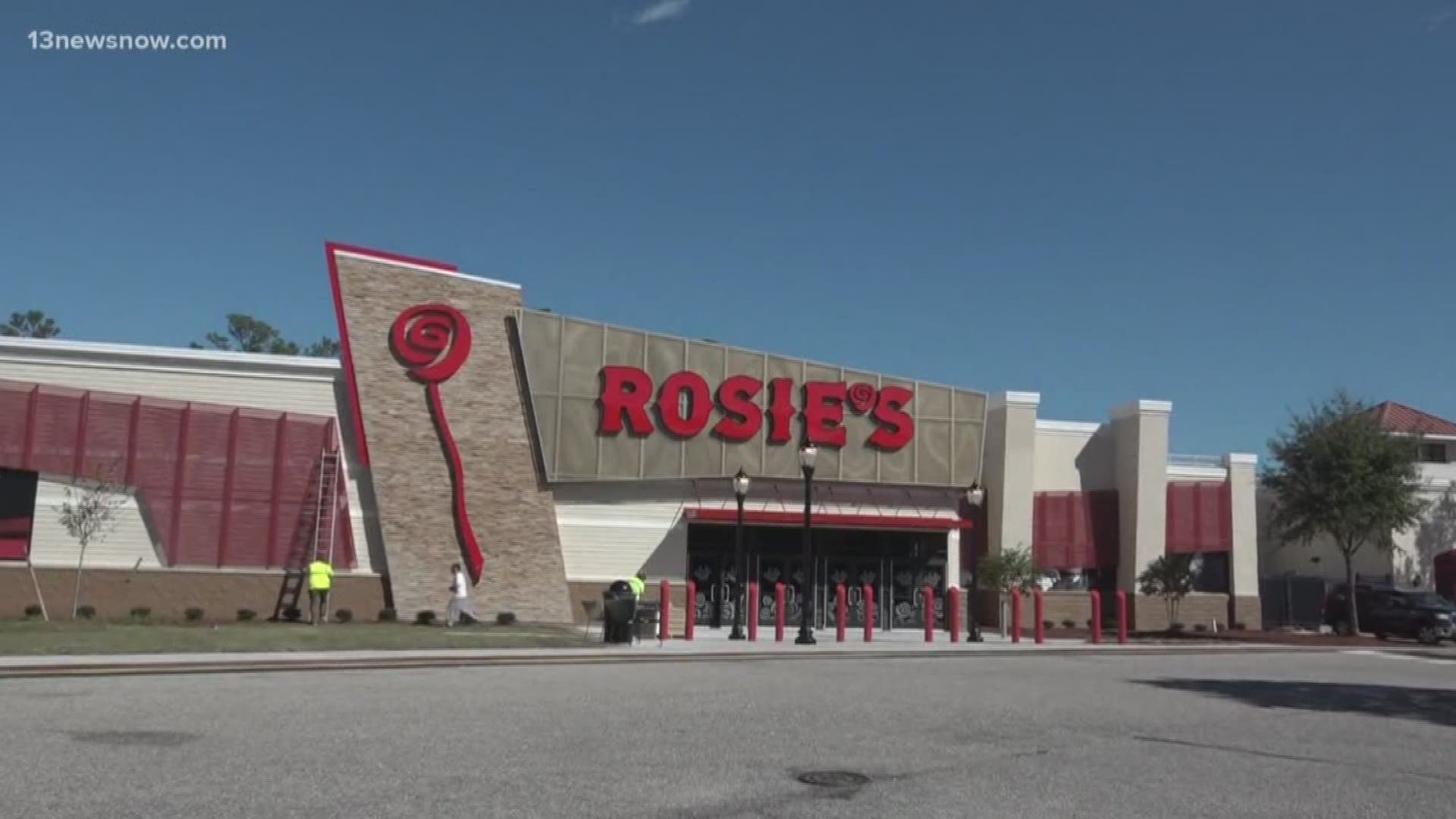Get ready to place your bets! Here's a first look at Rosie's Gaming Emporium in Hampton. It's just about ready to open and people are excited to save time on travel.