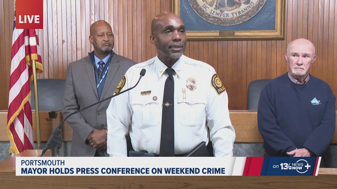 Portsmouth mayor, police chief, give update on string of violent ...