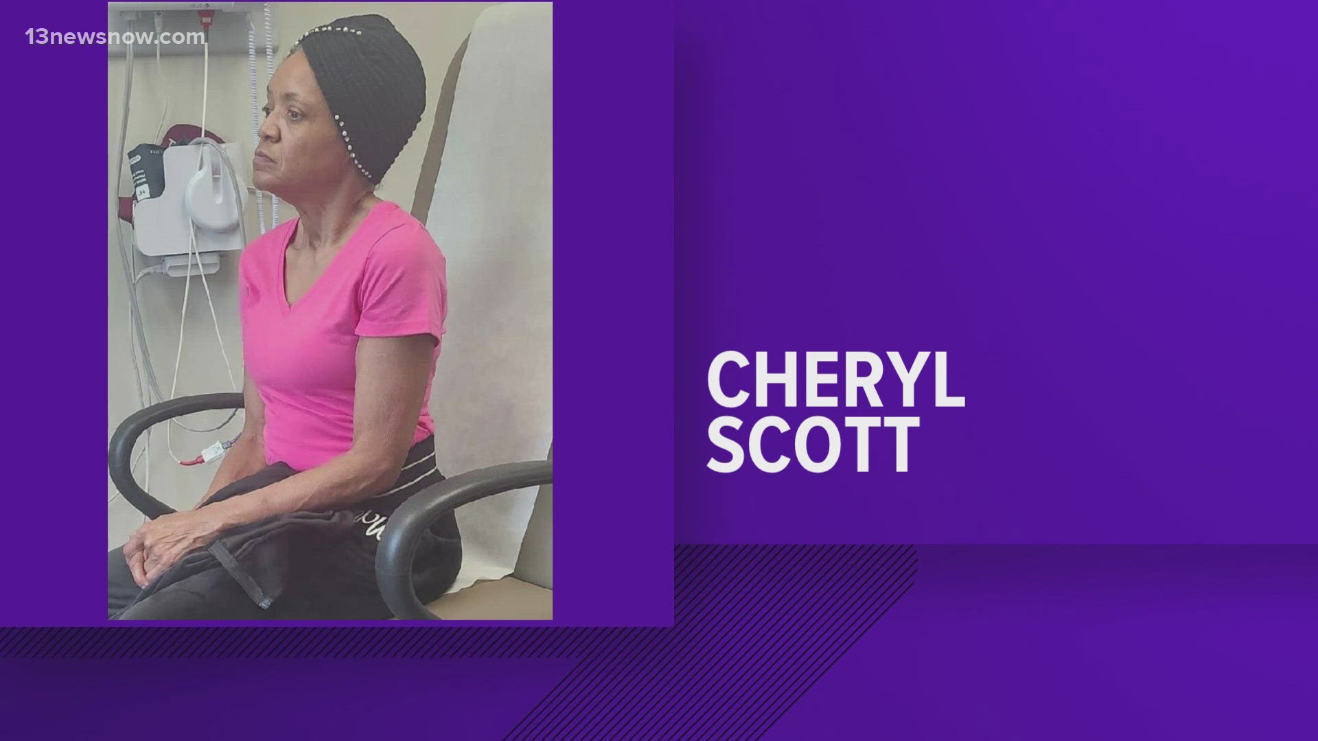 Scott was last seen around 8:15 a.m. on Thursday morning near her home on Tillerson Drive in Newport News.