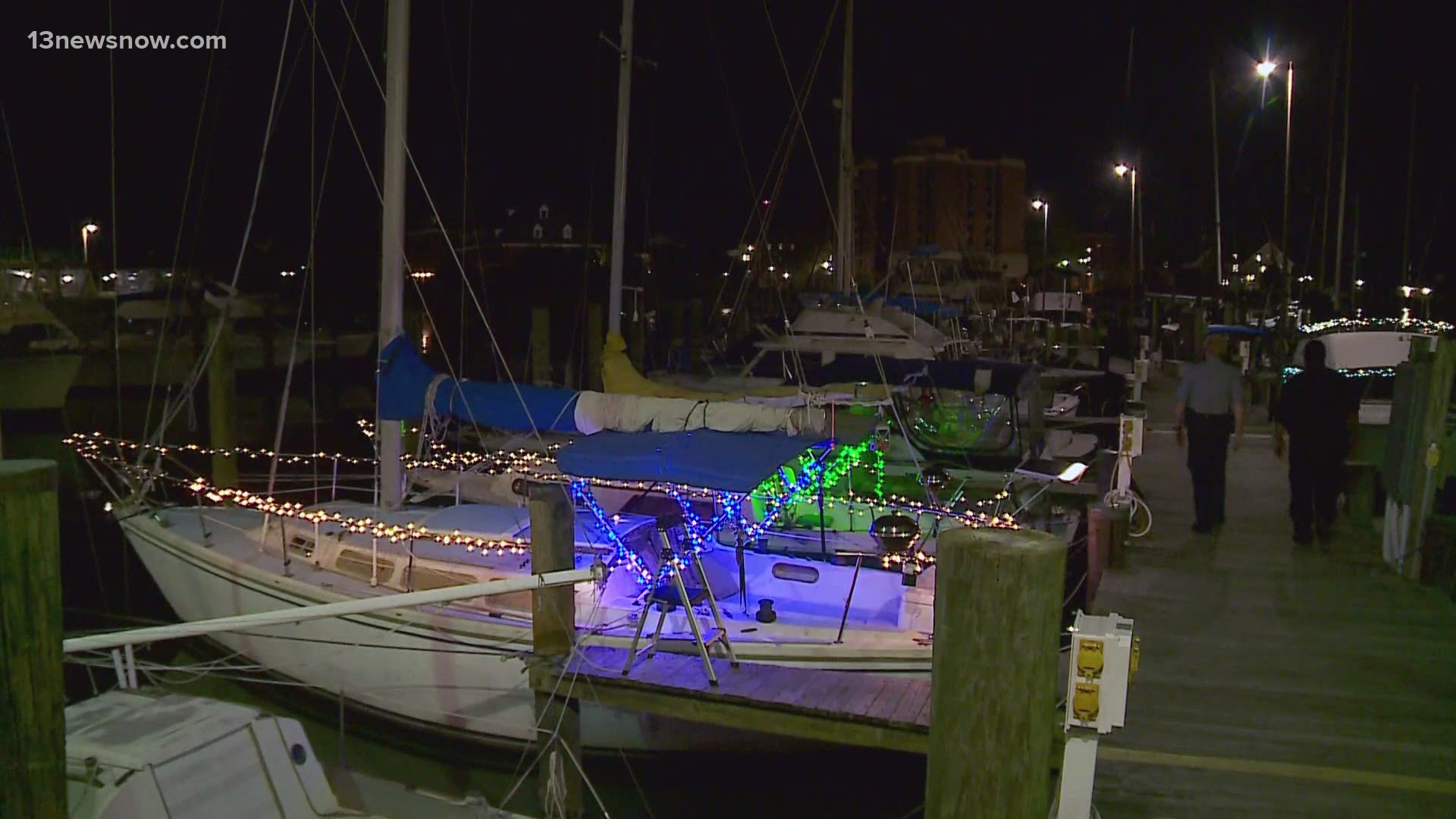 Police are investigating at Customs House Marina on Settlers Landing Road. The investigation also involves a submerged vessel.