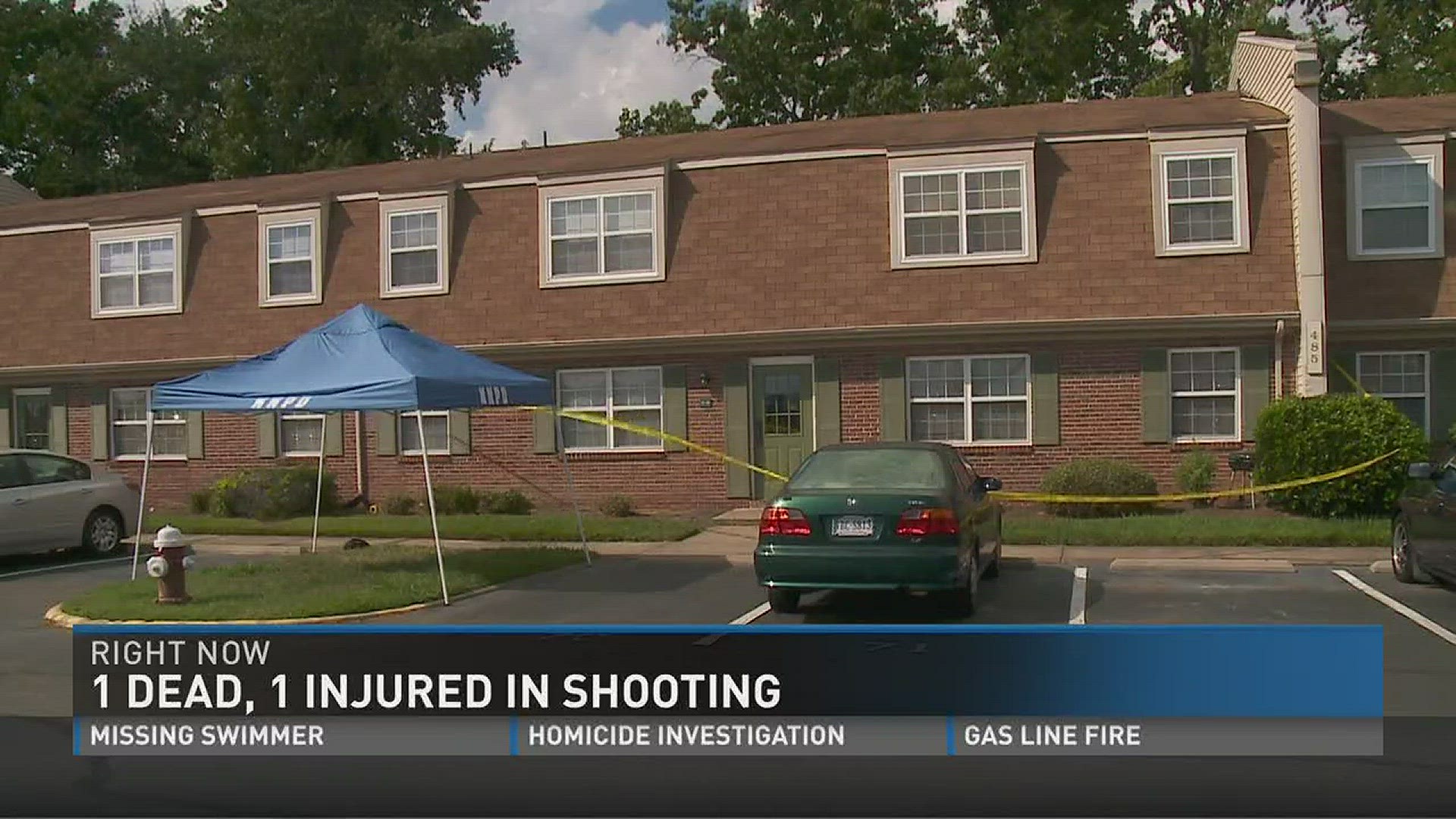 1 dead, 1 inured in Newport News shooting.