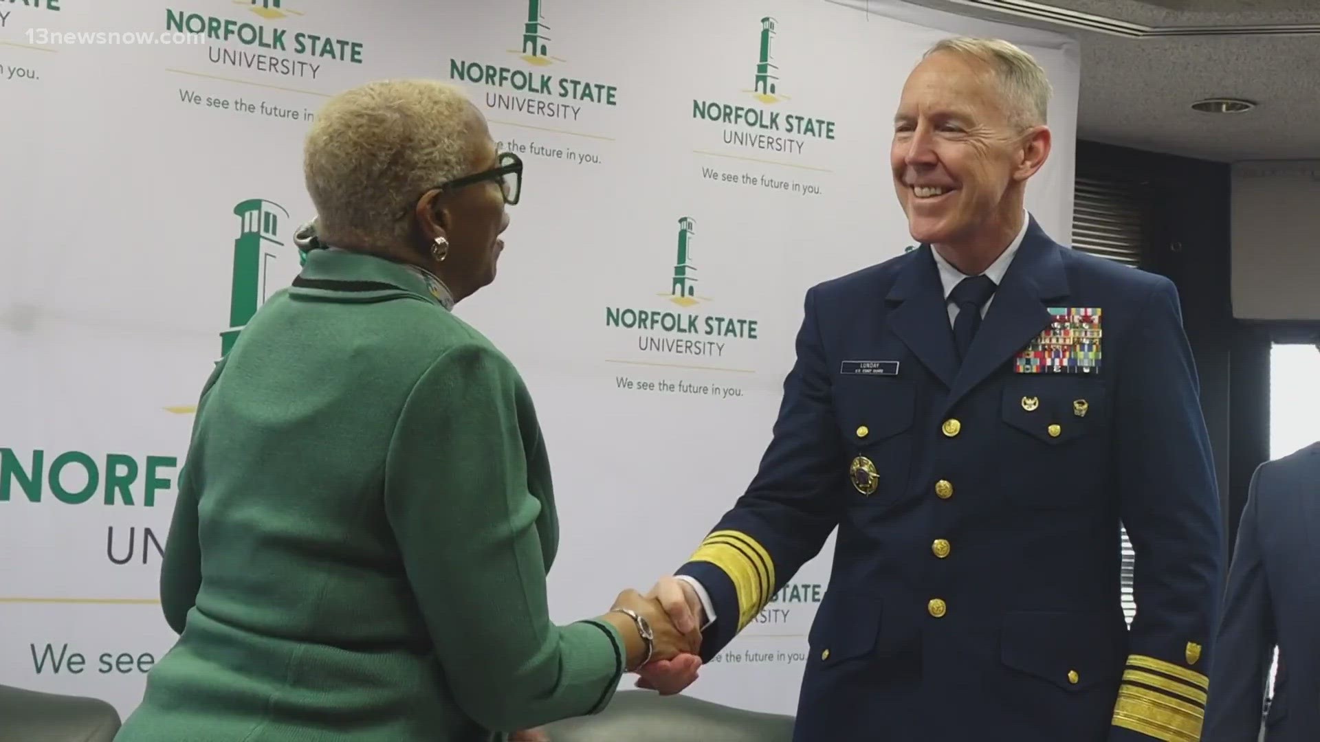Norfolk State University will continue its partnership with the U.S. Coast Guard to support recruiting efforts.