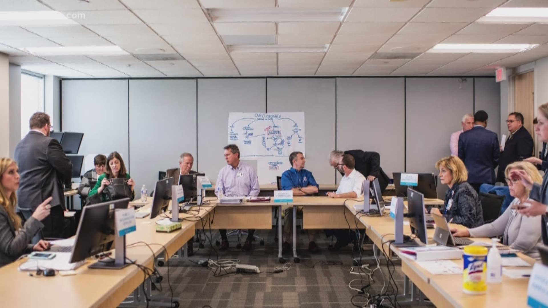 Governor Northam toured a COVID-19 Command Center in Virginia Beach and made remarks about statewide response efforts.