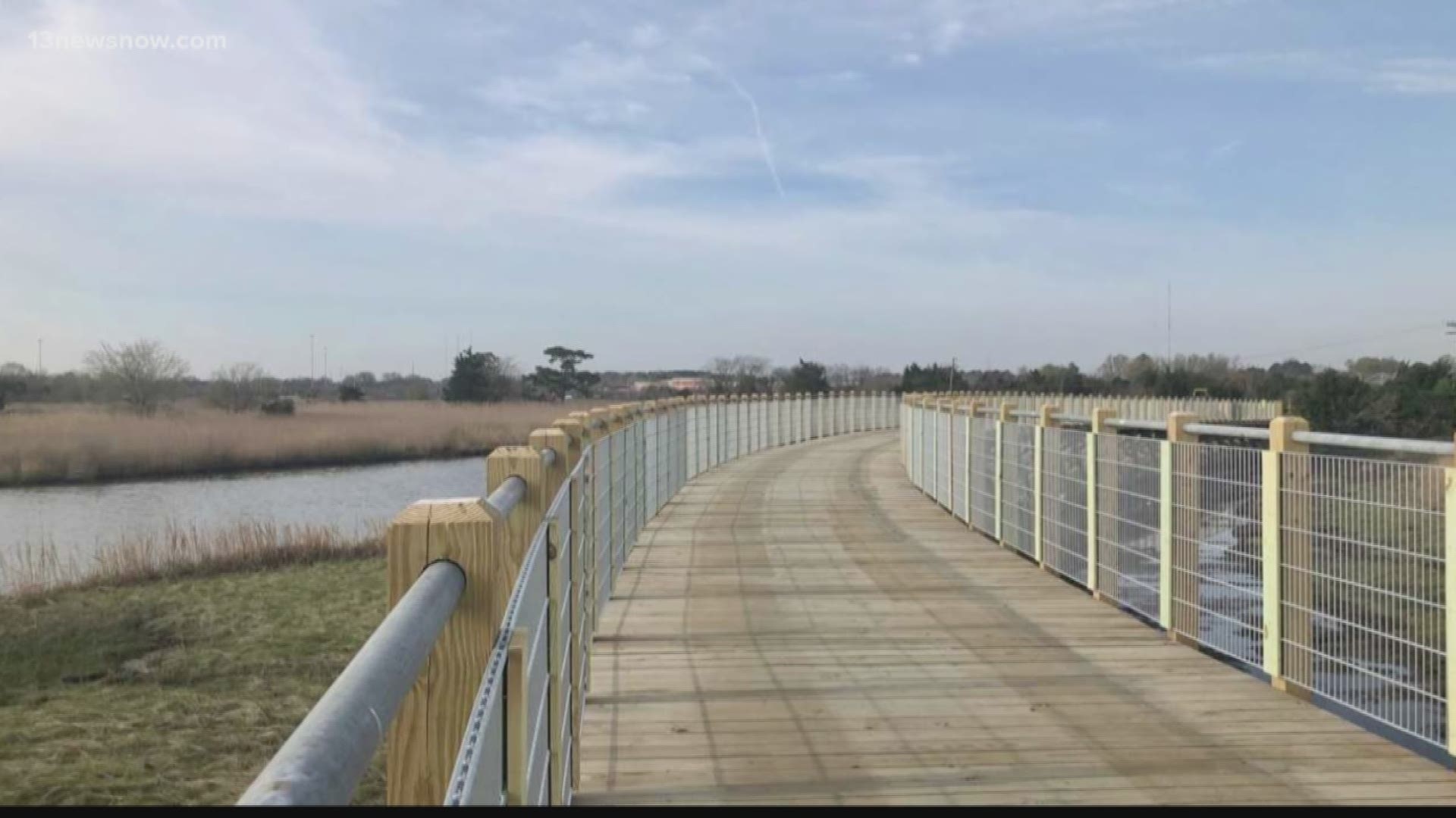 The City of Hampton is getting ready to open a new multi-million-dollar walkway.