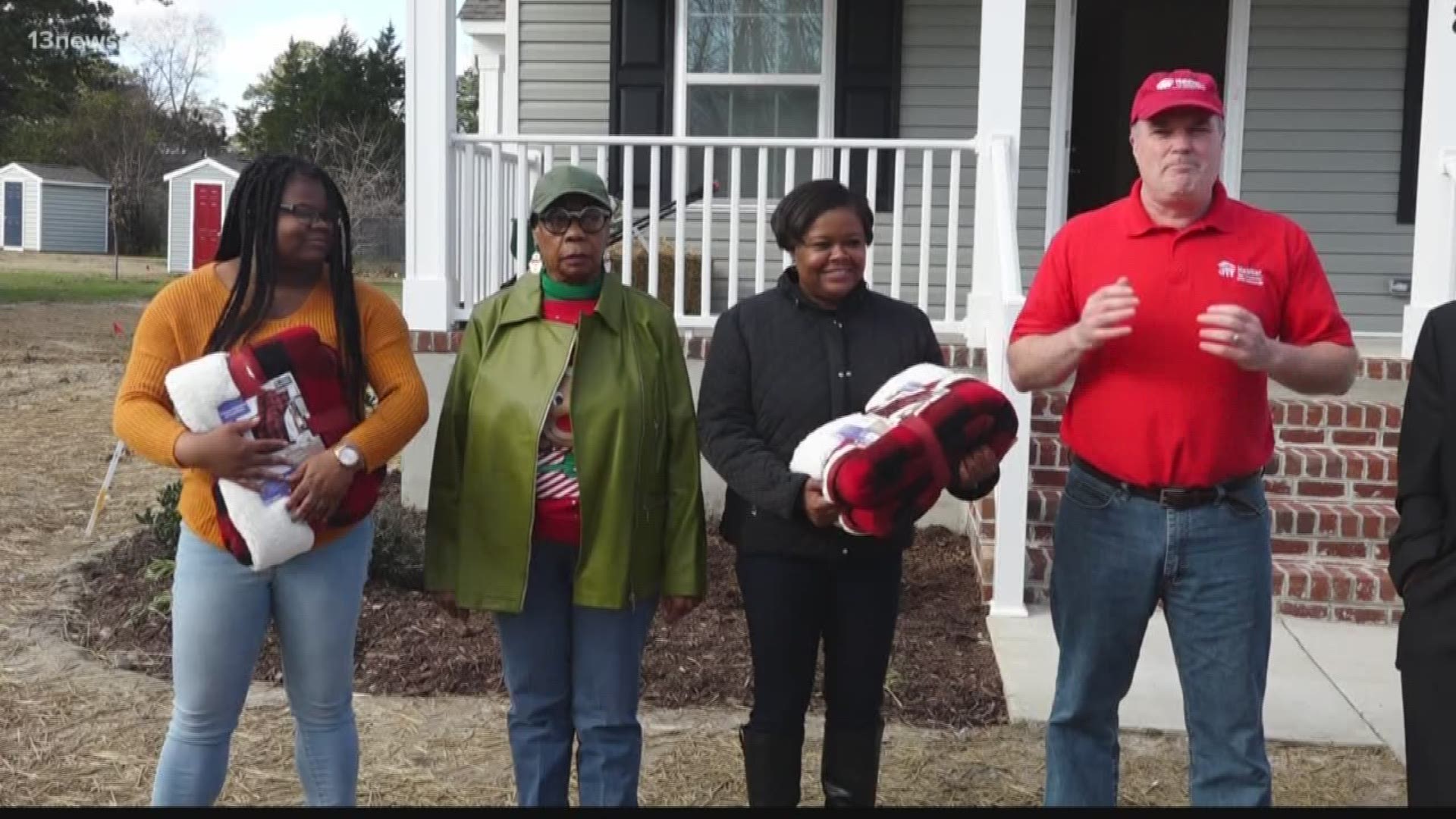 A local family shared a Christmas Eve to remember, moving in to a home courtesy of Habitat for Humanity.
