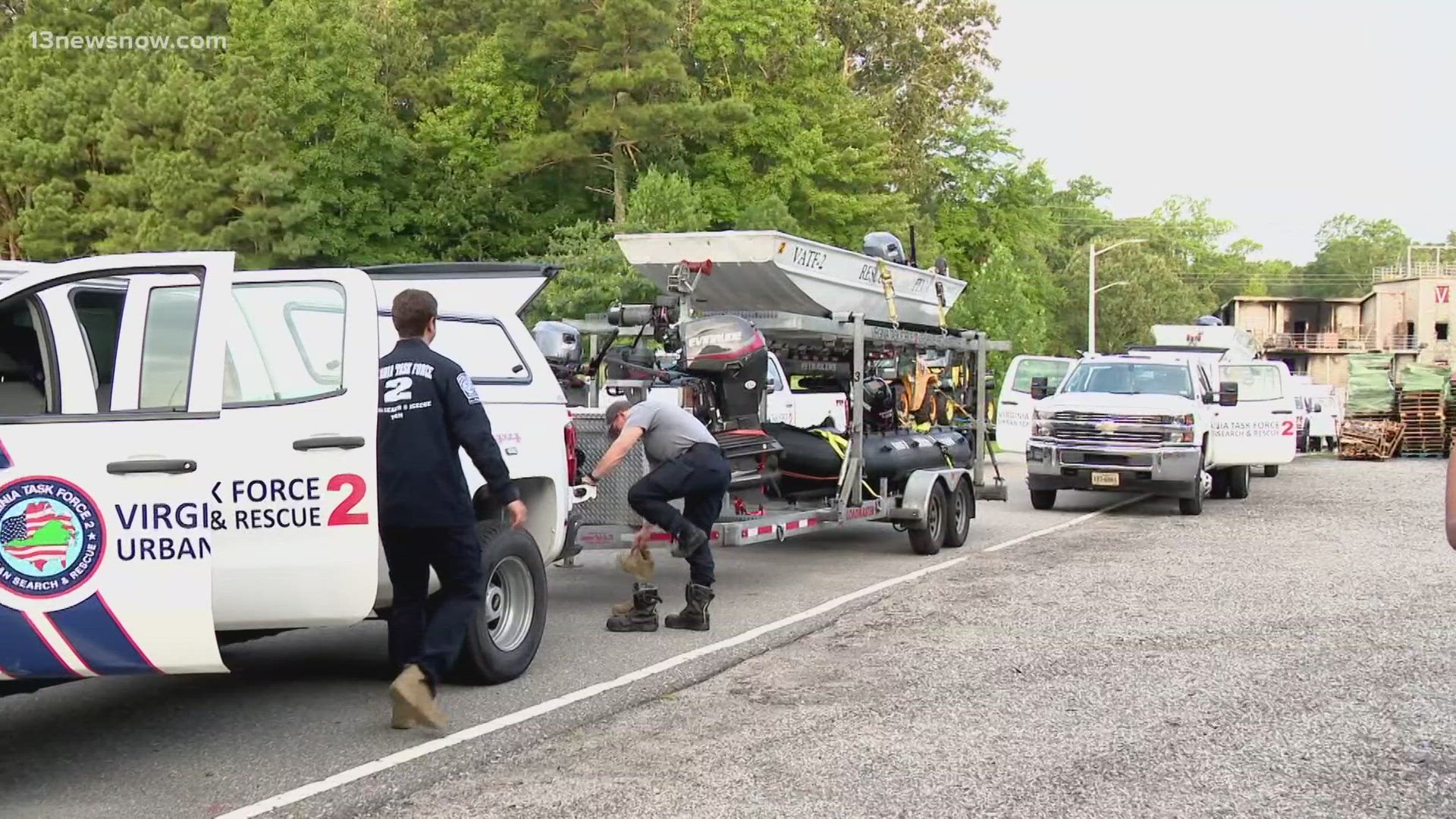 On Monday morning, Virginia Task Force 2 left for South Carolina to respond to potential flooding along the coast.