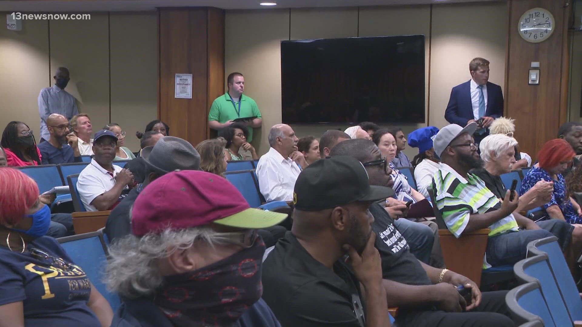 Some tenants spoke up at a City Council meeting on Aug. 23. Now, their relocation requirement has been extended.