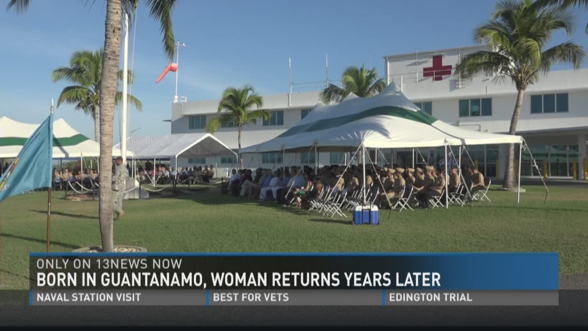 Woman returns to Guantanamo years later.