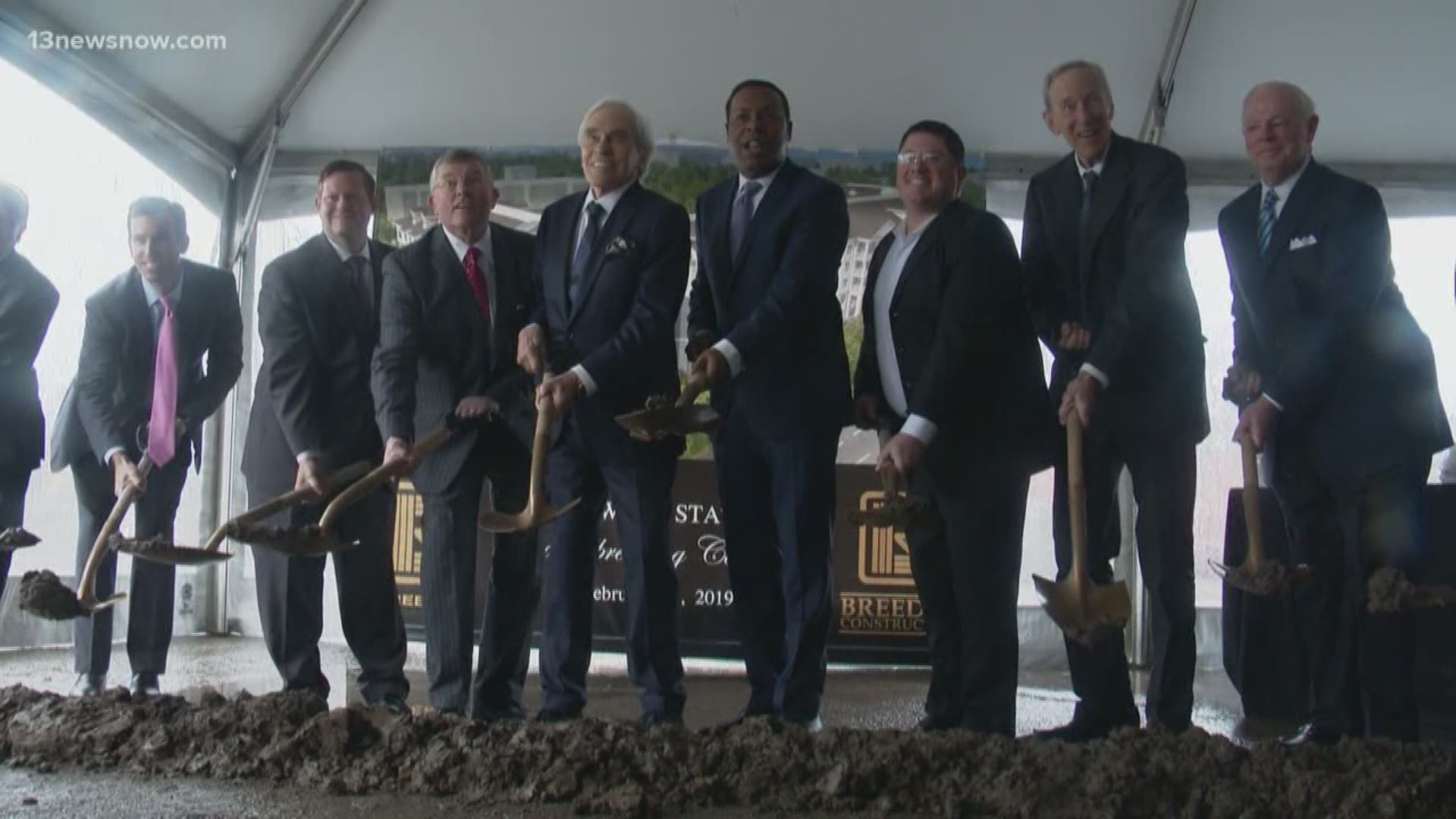 The Breeden Company broke ground on a new apartment complex in Ocean View.