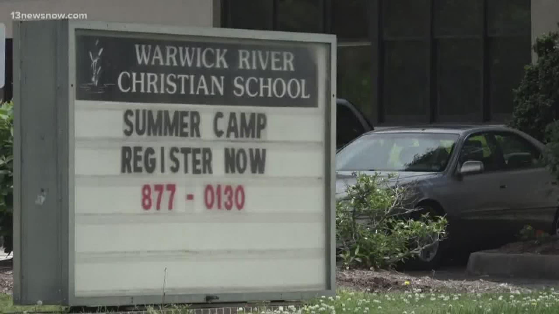 The Warwick River Christian School is in danger of closing at the end of the school year because the board is pulling out. Now parents are trying to raise $500,000 by June 1 to keep the school open at least one more year.