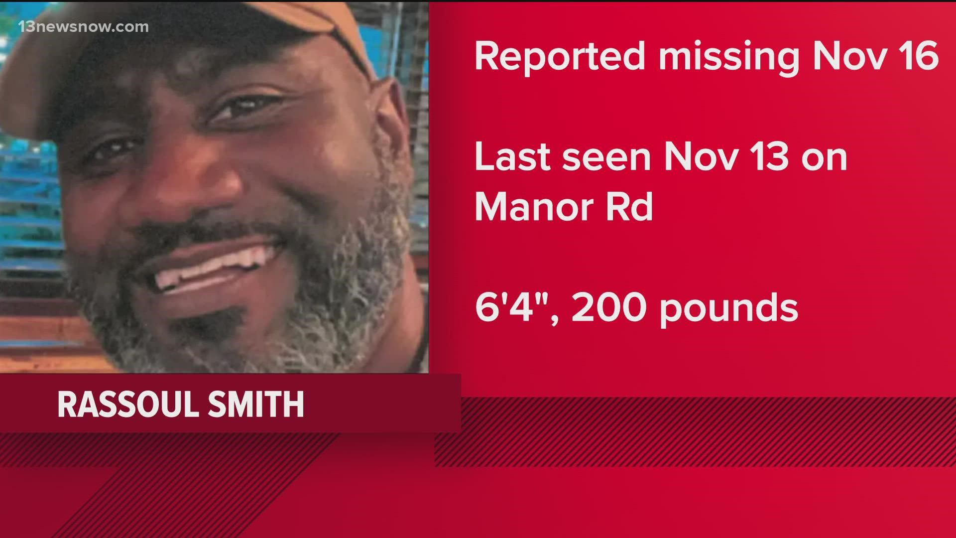 Police said Smith isn't considered endangered; however, his lack of contact with family and friends is unusual.