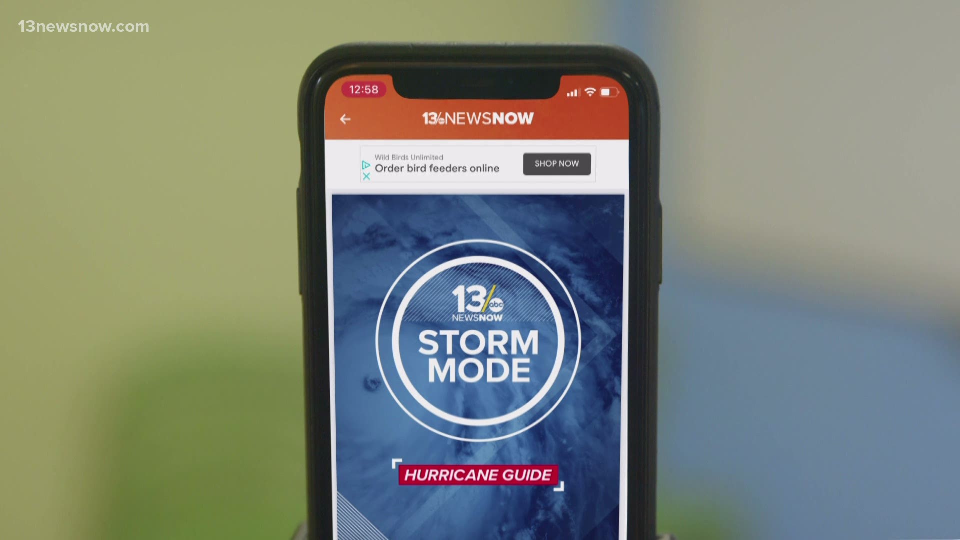 The 13News Now Storm Mode Hurricane Guide will help you to find your evacuation zones. Text "Hurricane" to 628-6200 to download the app.