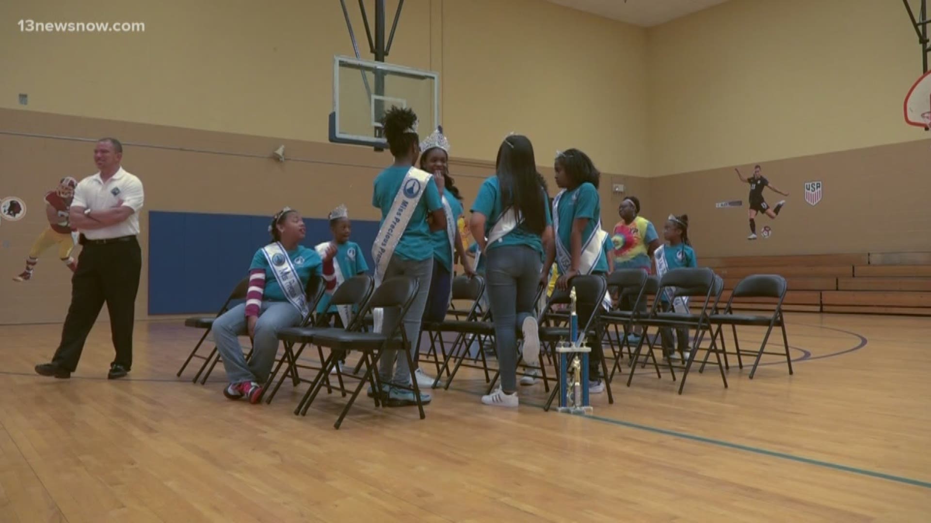 Miss Precious Promise USA pageant gives girls classes for everything from self-esteem to etiquette. The girls also go out into the community and do service.