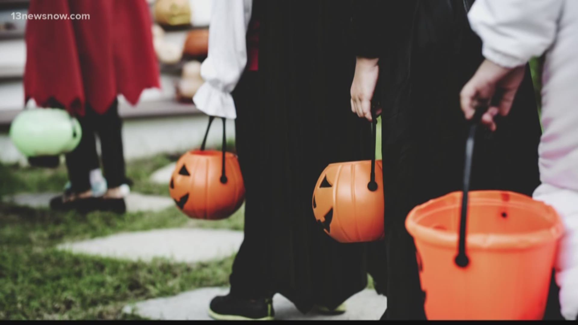 Jimmy Kimmel poked fun at an old Chesapeake trick-or-treat law.