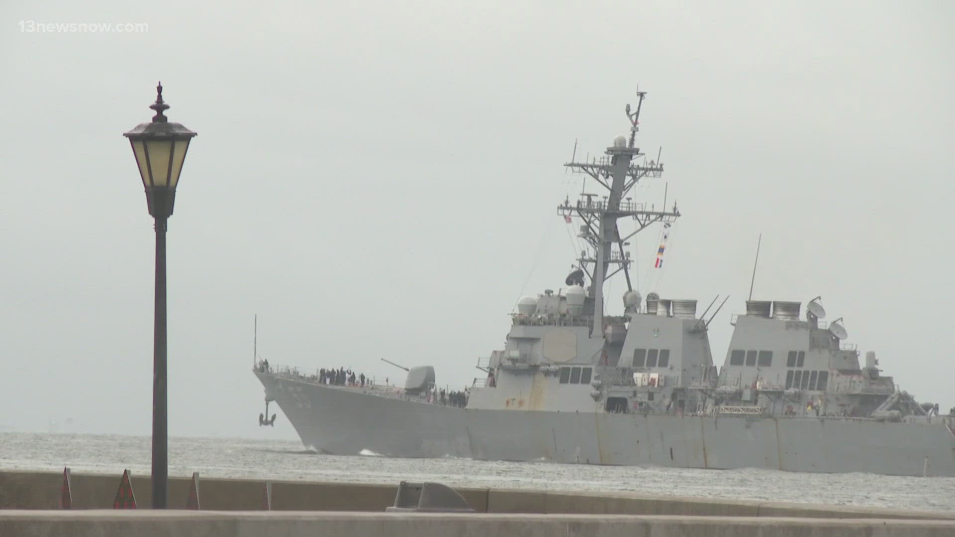 USS Stout left this morning and the USS Gettysburg left yesterday, following the USS Harry S. Truman on Monday.