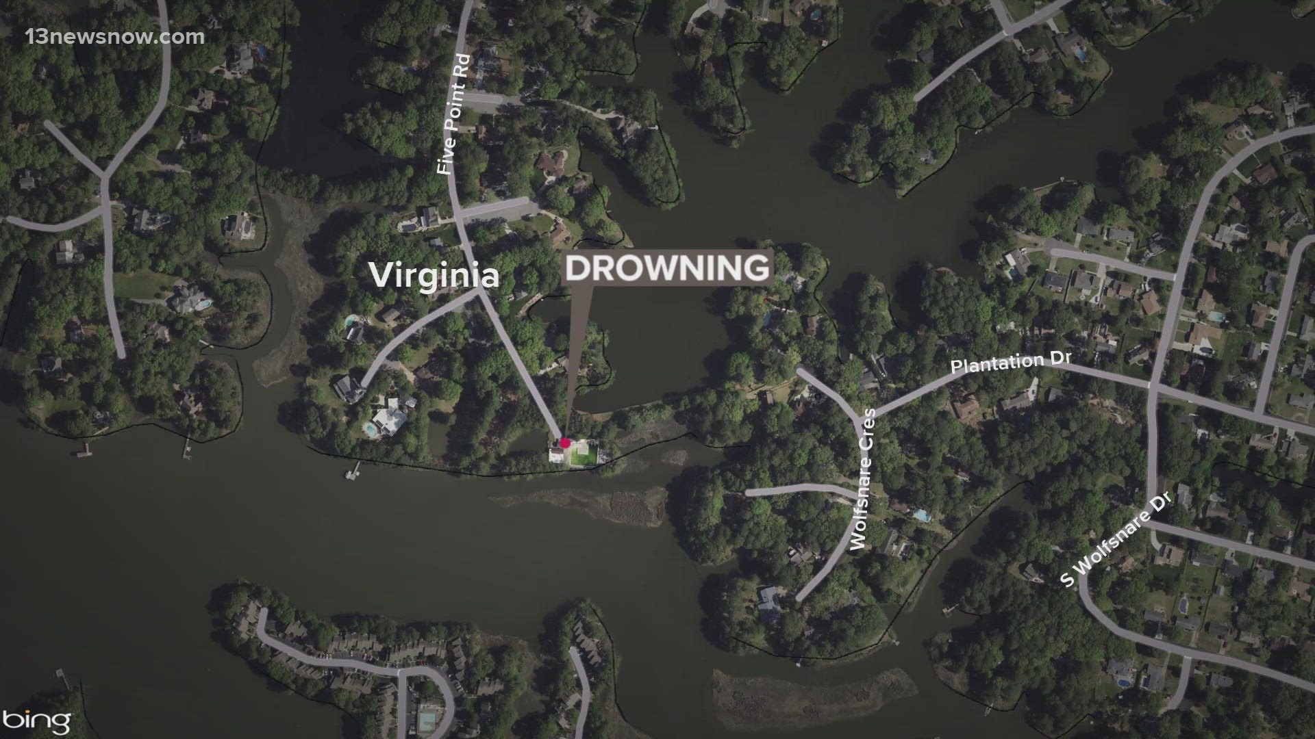 A drowning boy was pulled from a pool Friday on Five Point Road in Virginia Beach. He died of his injuries on Wednesday.