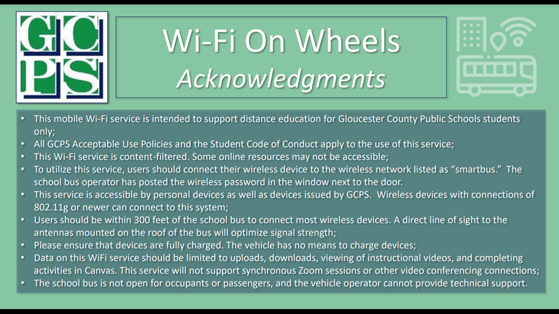 Wifi On Wheels Gloucester County Public Schools Offers Mobile Wifi Service For Students 13newsnow Com