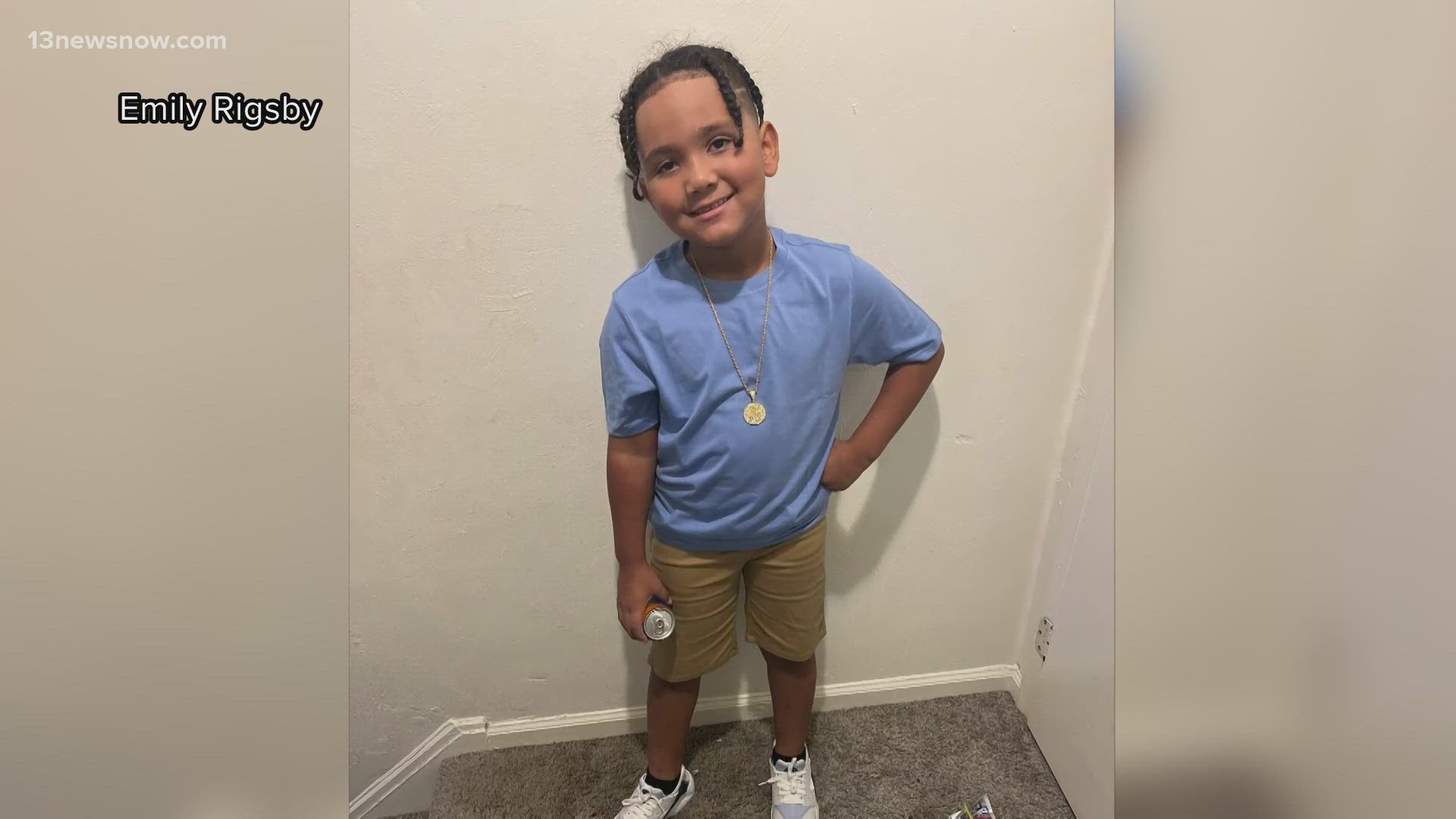 A Virginia Beach family is holding on to hope after a stray bullet hit their 8-year-old son while inside their home Tuesday evening.