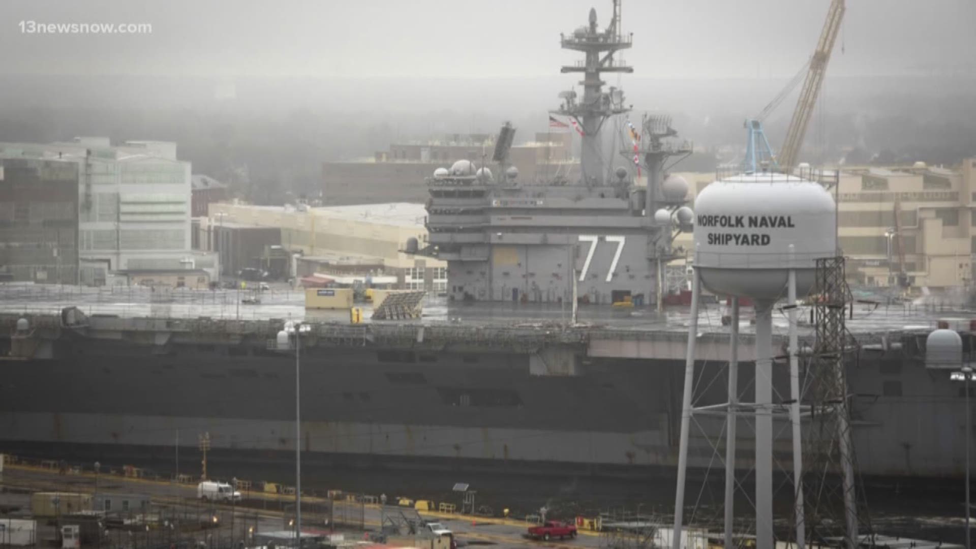 Persistent and substantial maintenance delays continue at Navy shipyards. The Navy said it is because of insufficient capacity and a shortage of skilled workers.