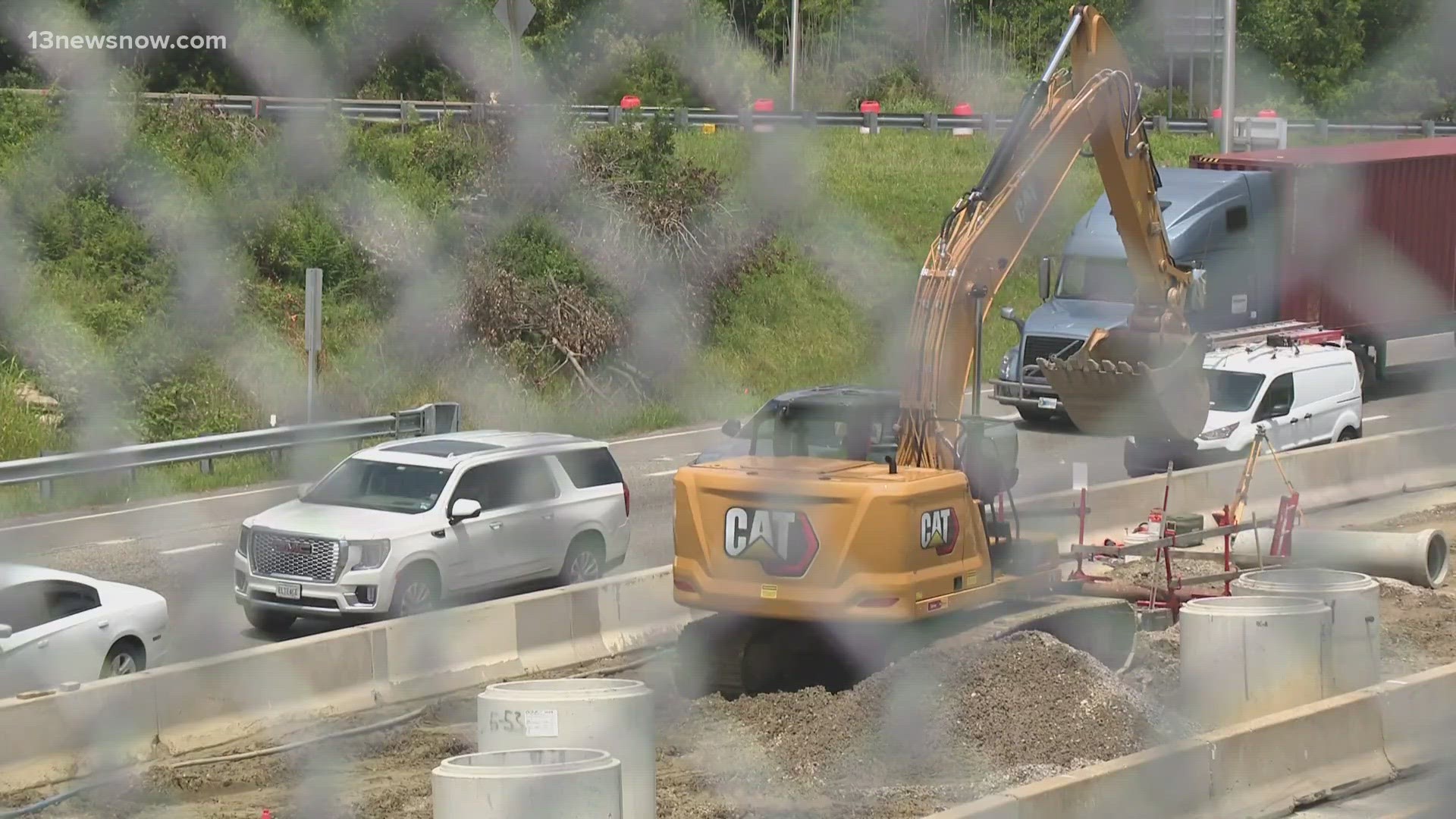 A VDOT spokeswoman said drivers can expect lane closures and traffic shifts in the coming months.