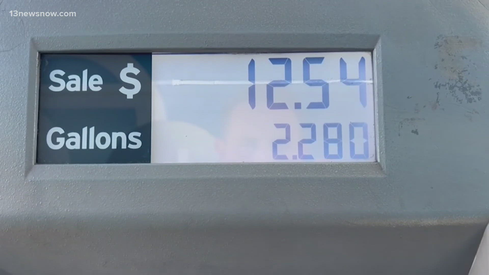 In Hampton roads, gas currently costs $3.09 on average. A year ago, the average gas price was $3.63.