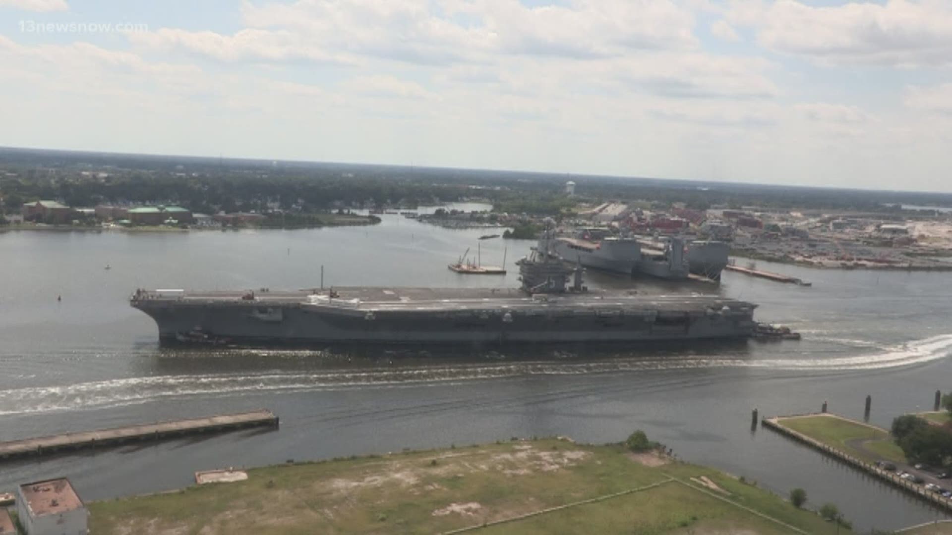 A new report released by the Navy claims Hampton Roads saw an economic impact increase by about $2 billion in Fiscal Year 2018.