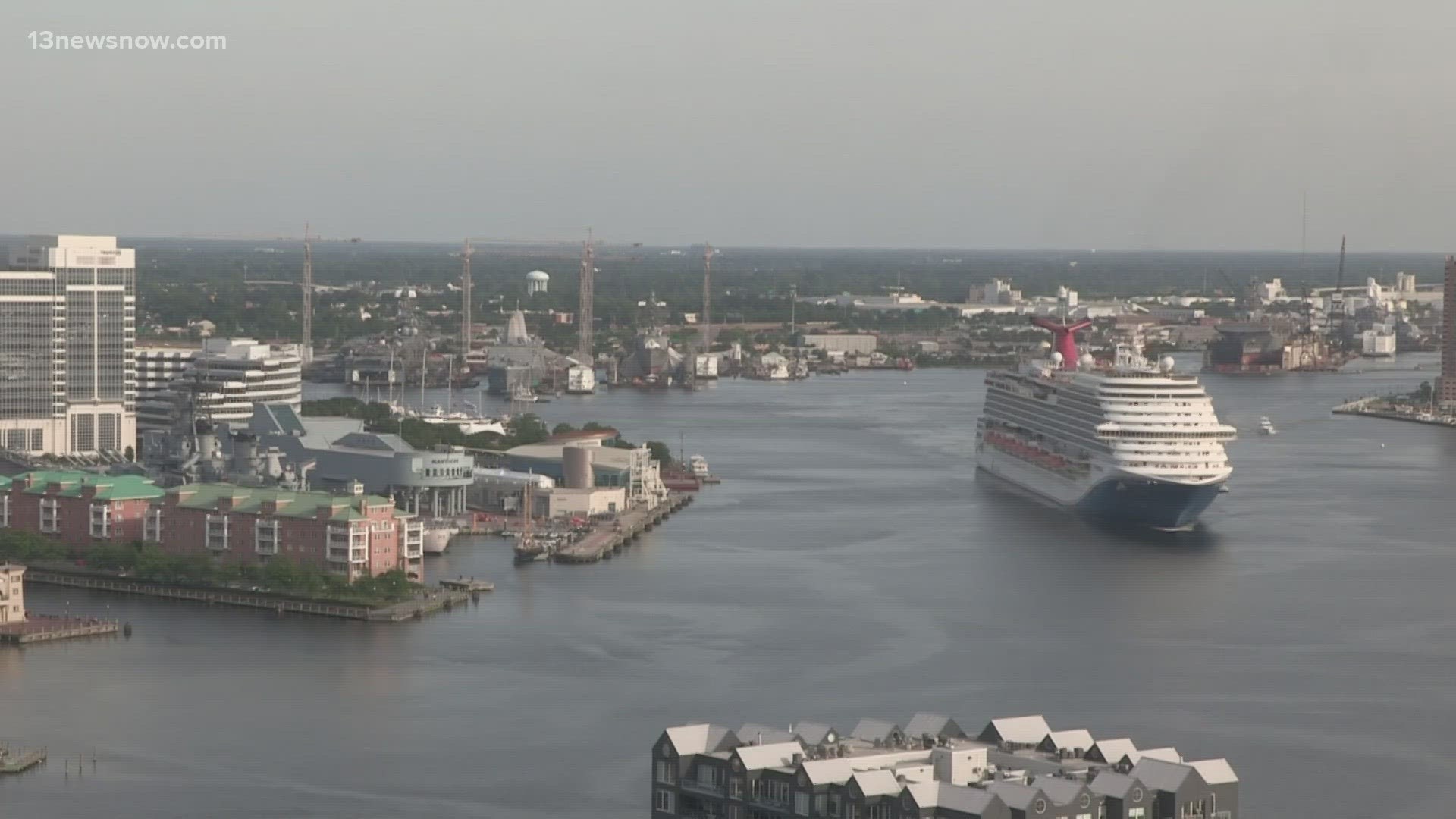 It's easier than ever to sail away on vacation right here in Hampton Roads. Norfolk officials just kicked off the city's busiest cruise season yet.