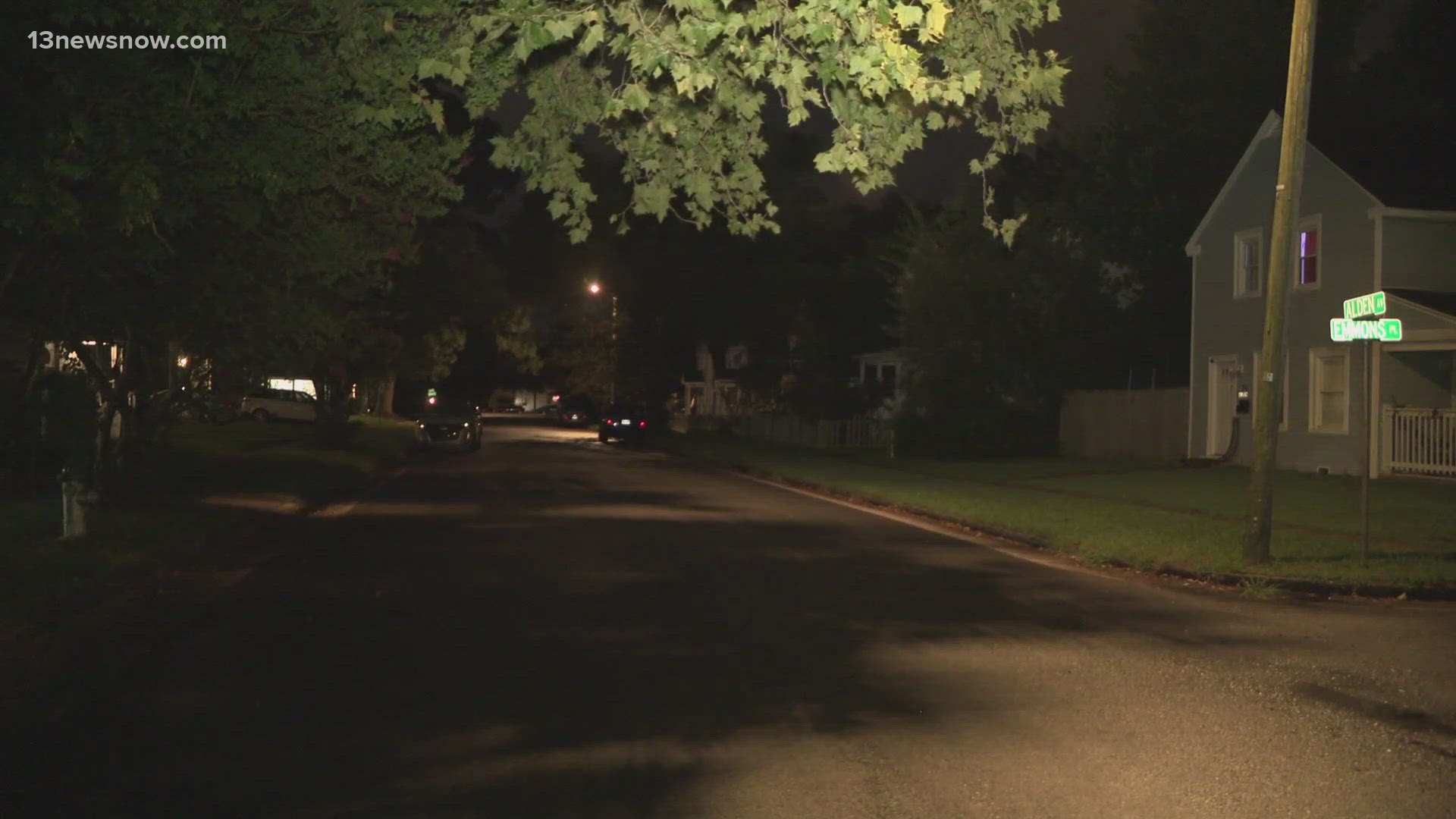 A person under the age of 18-years-old is in the hospital Sunday evening after a shooting in Portsmouth.