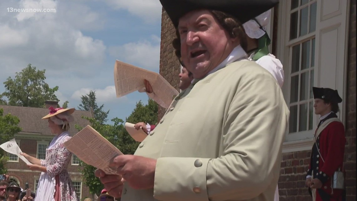 Independence Day celebrated at Colonial Williamsburg