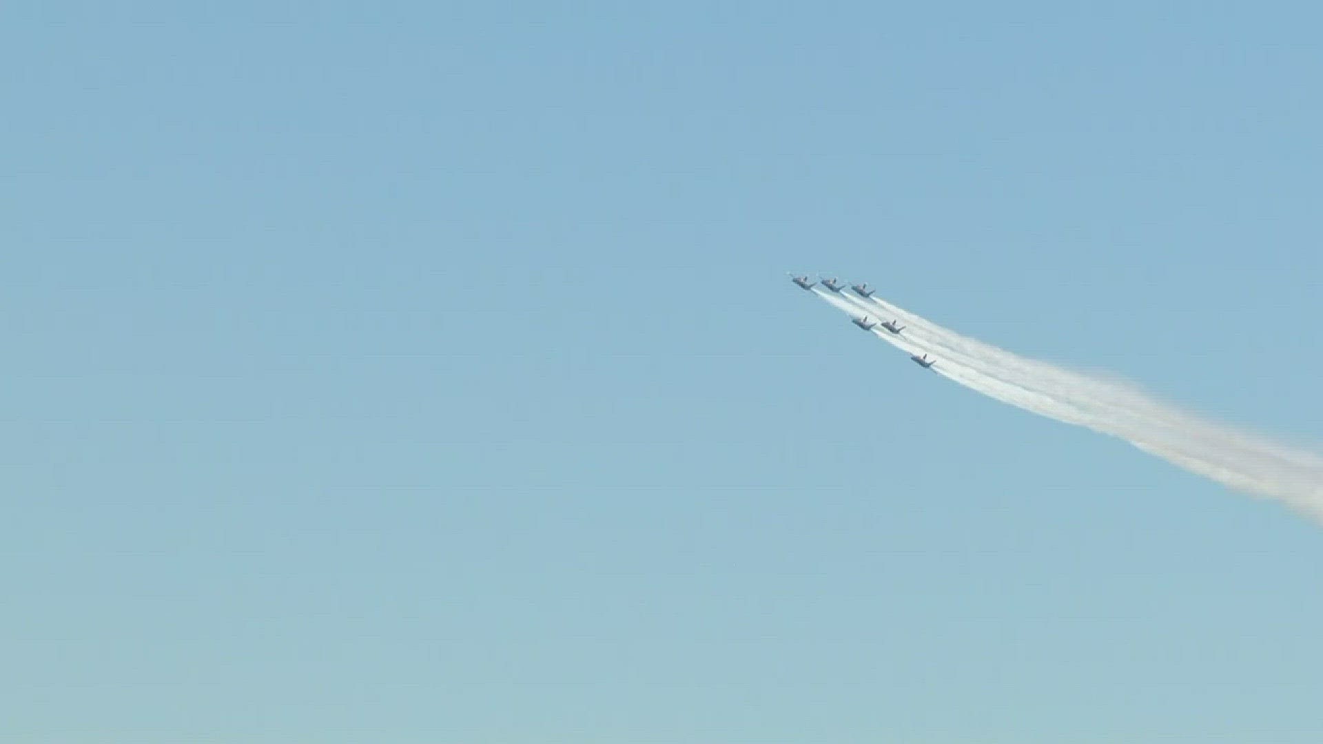 The Blue Angels honored Naval Station Norfolk's Centennial with a flyover along the Elizabeth River.