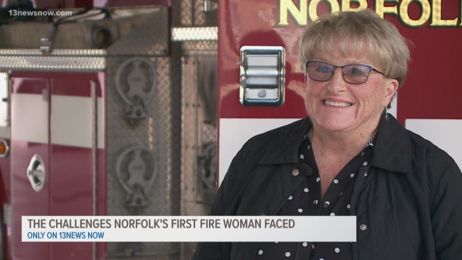 13News Now Madeline David spoke with Pamela Ells-Johnson who was the first woman to join the ranks of the Norfolk Fire Department in 1979.