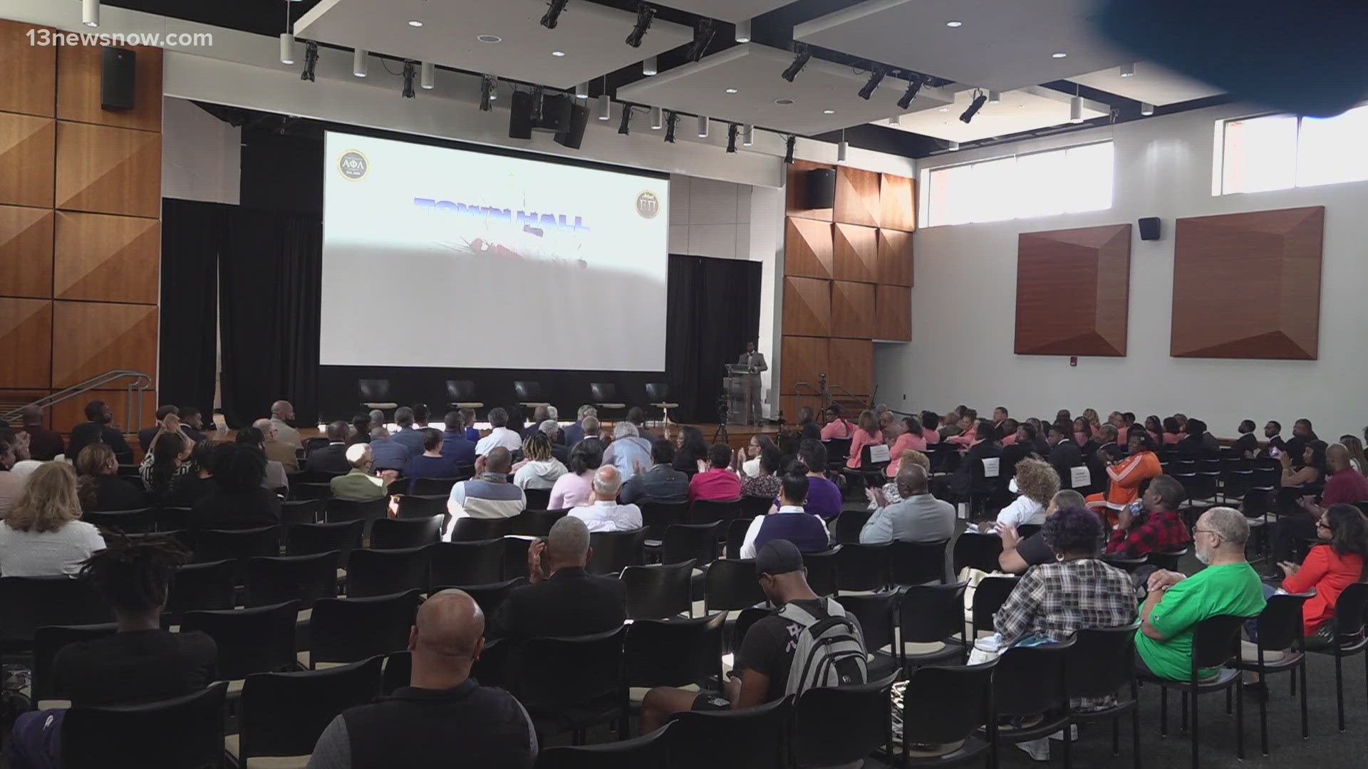 Historically Black organizations hosted a candidate forum at Norfolk State University on Oct. 5.