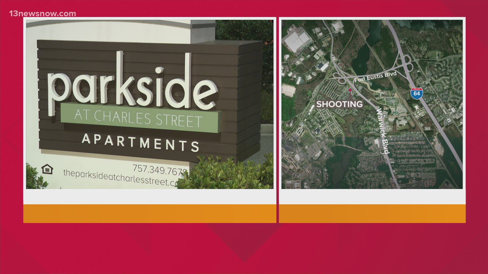 A man was found suffering from gunshot wounds in the parking lot of Parkside at Charles Street Apartments. He died at the scene.