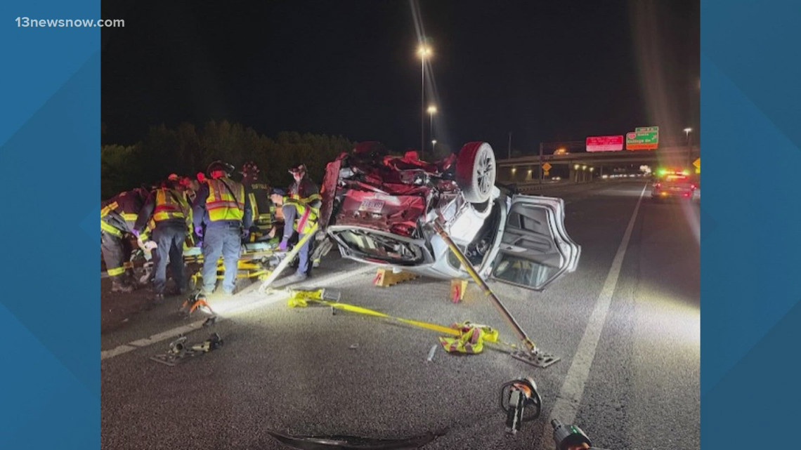5 injured in multi-vehicle crash on I-664 in Suffolk | 13newsnow.com