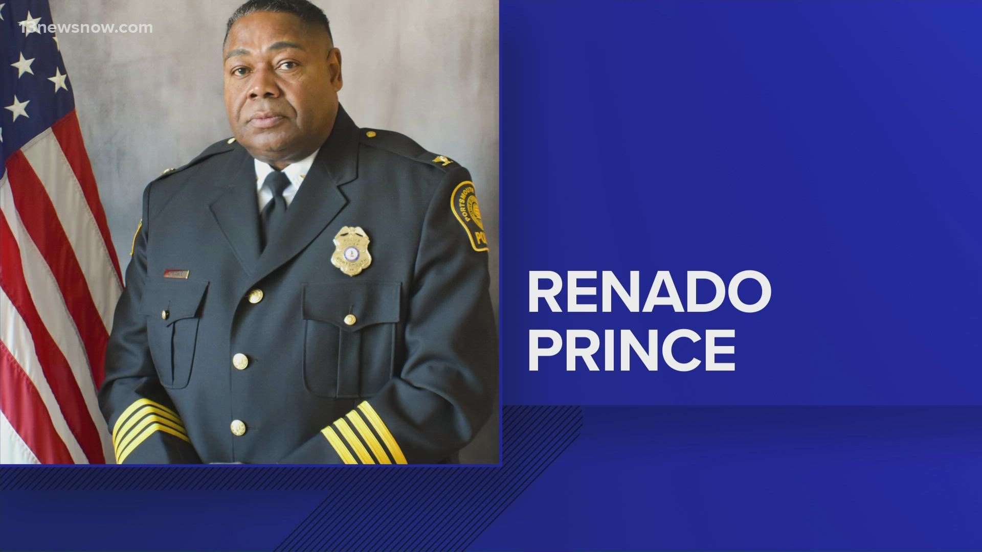 Chief Renado Prince had only been in the position since last September.