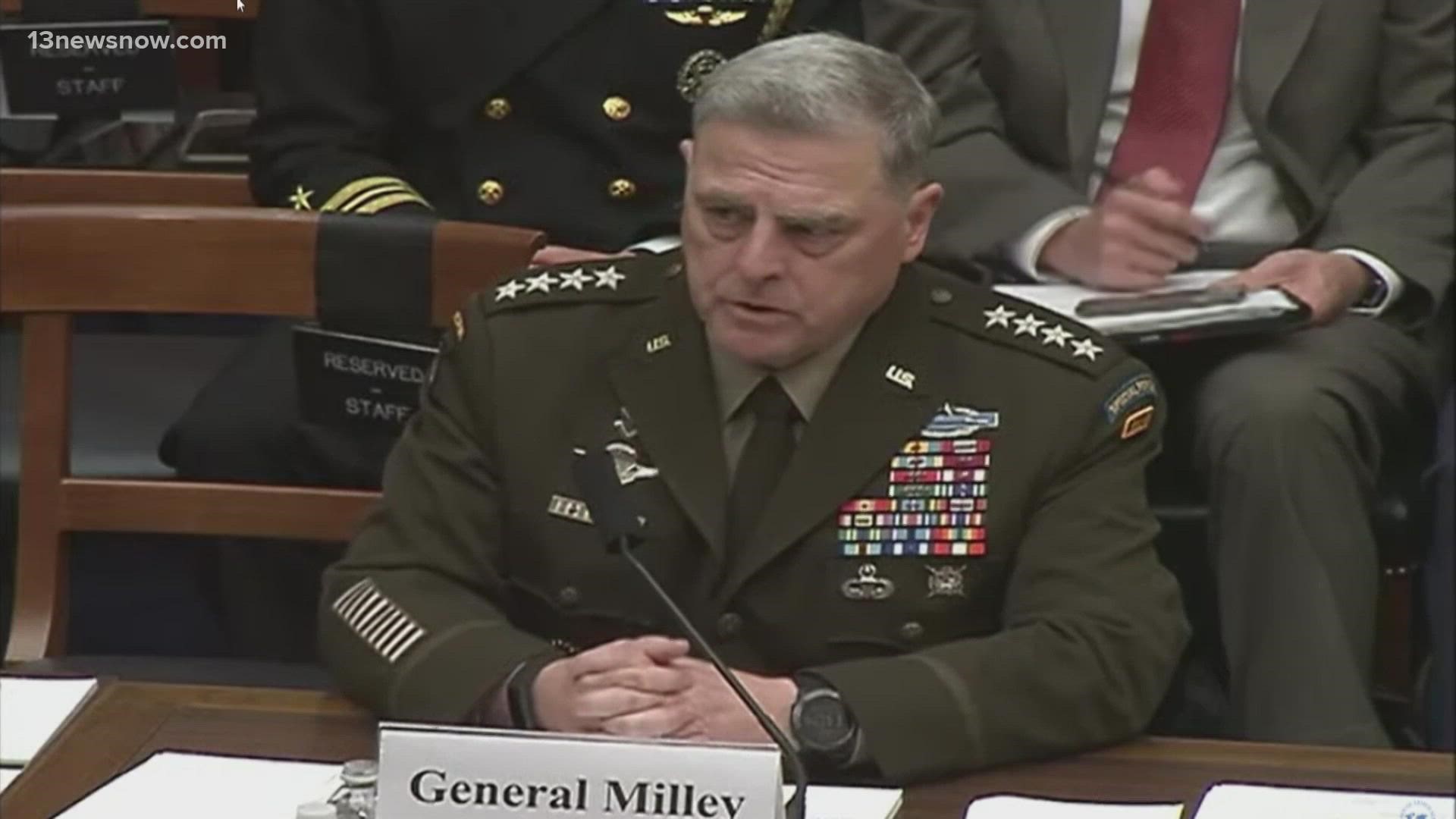 The nation's top military leaders were in the hot seat once again today on Capitol Hill, explaining the U.S. military withdrawal from Afghanistan.