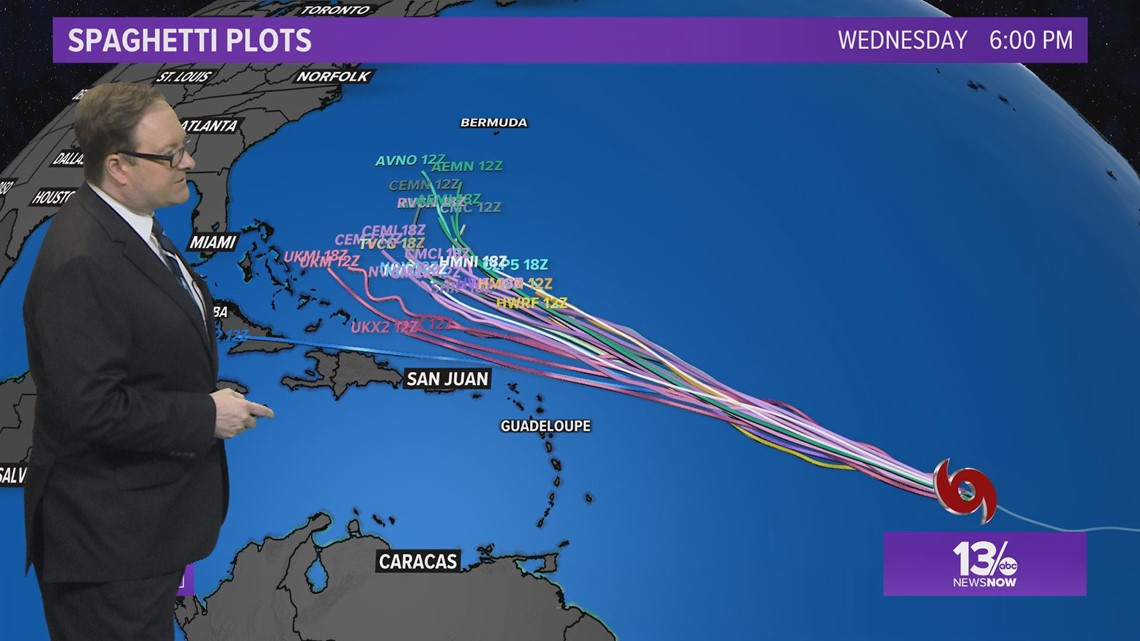 Tracking the Tropics: 2 areas of potential tropical developments | 13newsnow.com