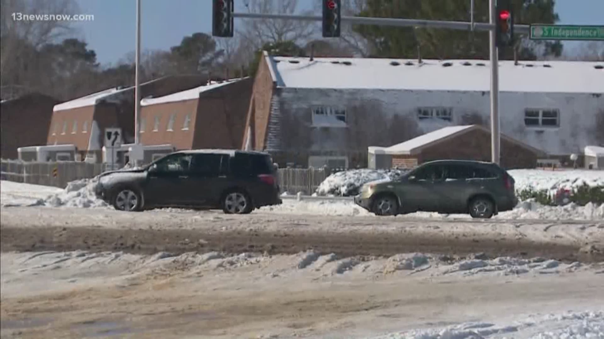Road snow removal continues, day after winter storm