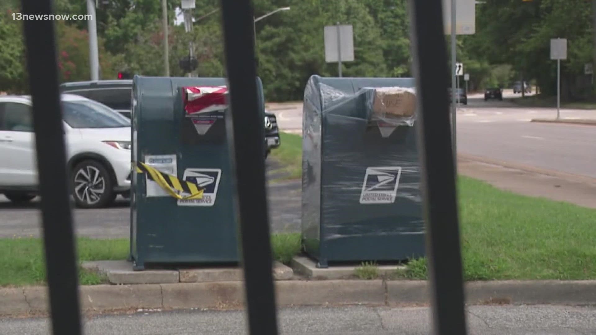 People in Virginia Beach say they believe someone is breaking into the USPS mailboxes and stealing letters and checks right out of them.